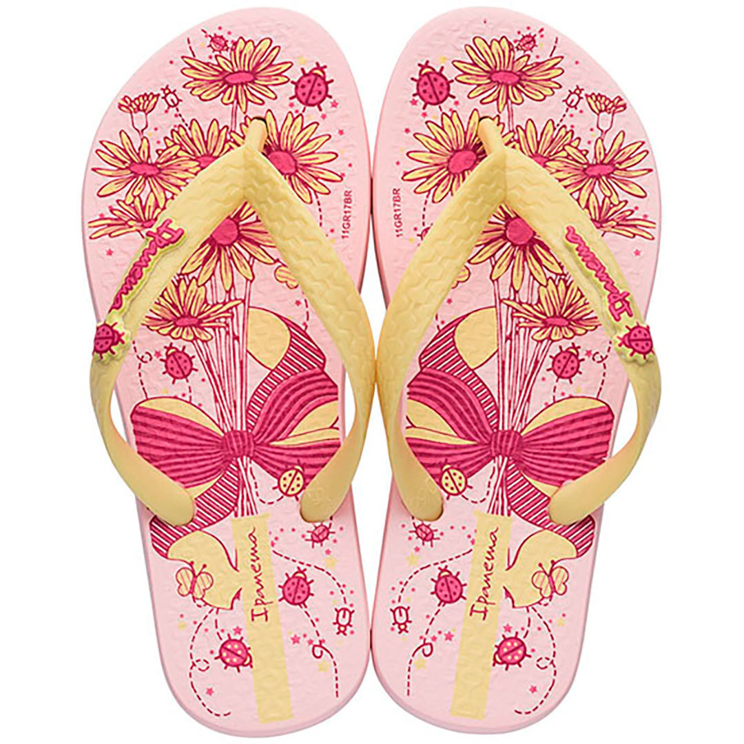 Пляжная обувь для девочки - шлепки ipanema (1510) 25-38 размеры, цвет Розовый – Sole Kids