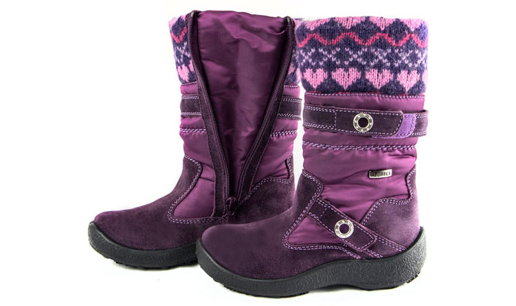 Floare Зимові чоботи (1320) для дівчинки, матеріал Мембрана, Фіолетовий колір, 27-32 розміри. Фото 2