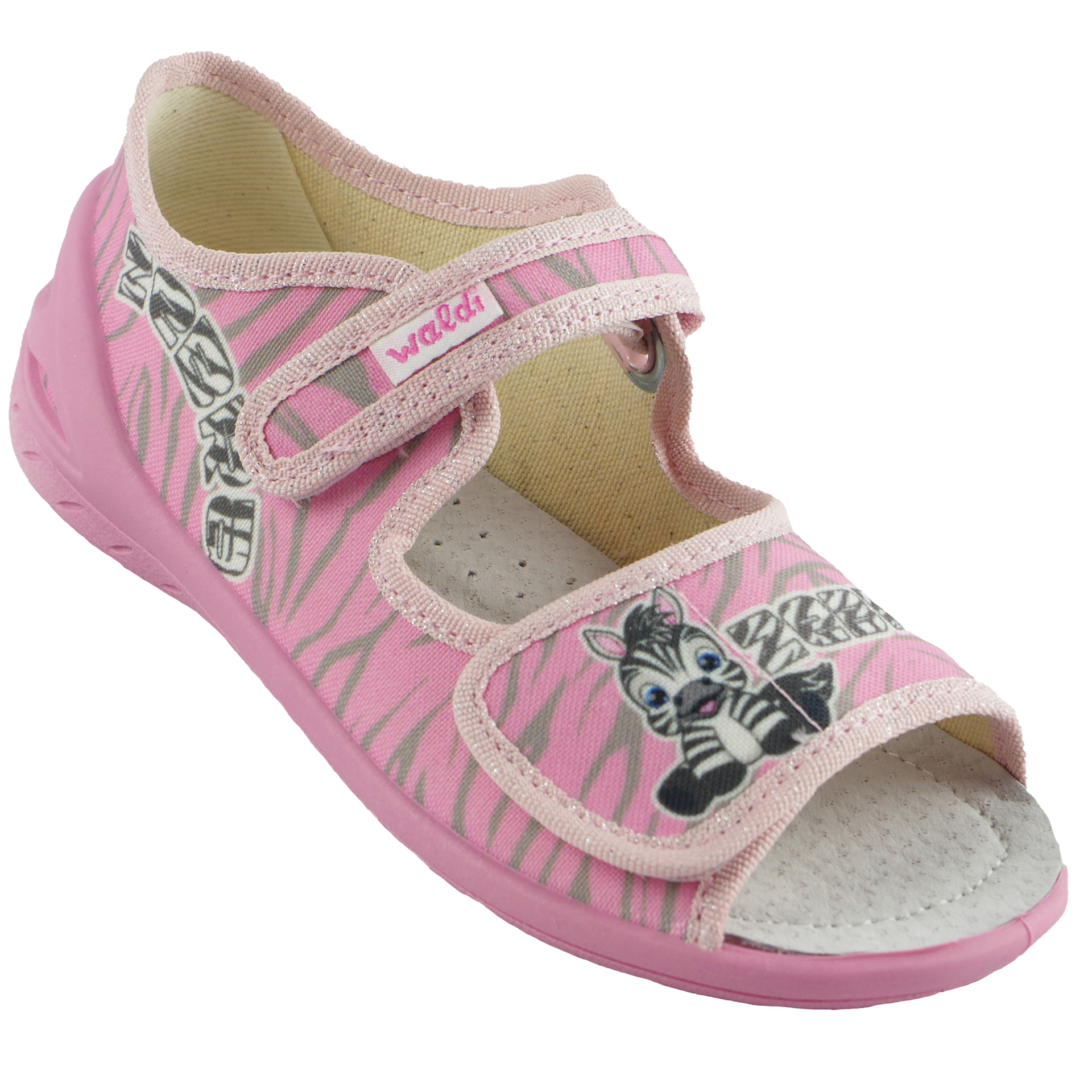 Текстильная обувь для девочек Тапочки детские (1820) цвет Розовый 23-30 размеры – Sole Kids. Фото 1