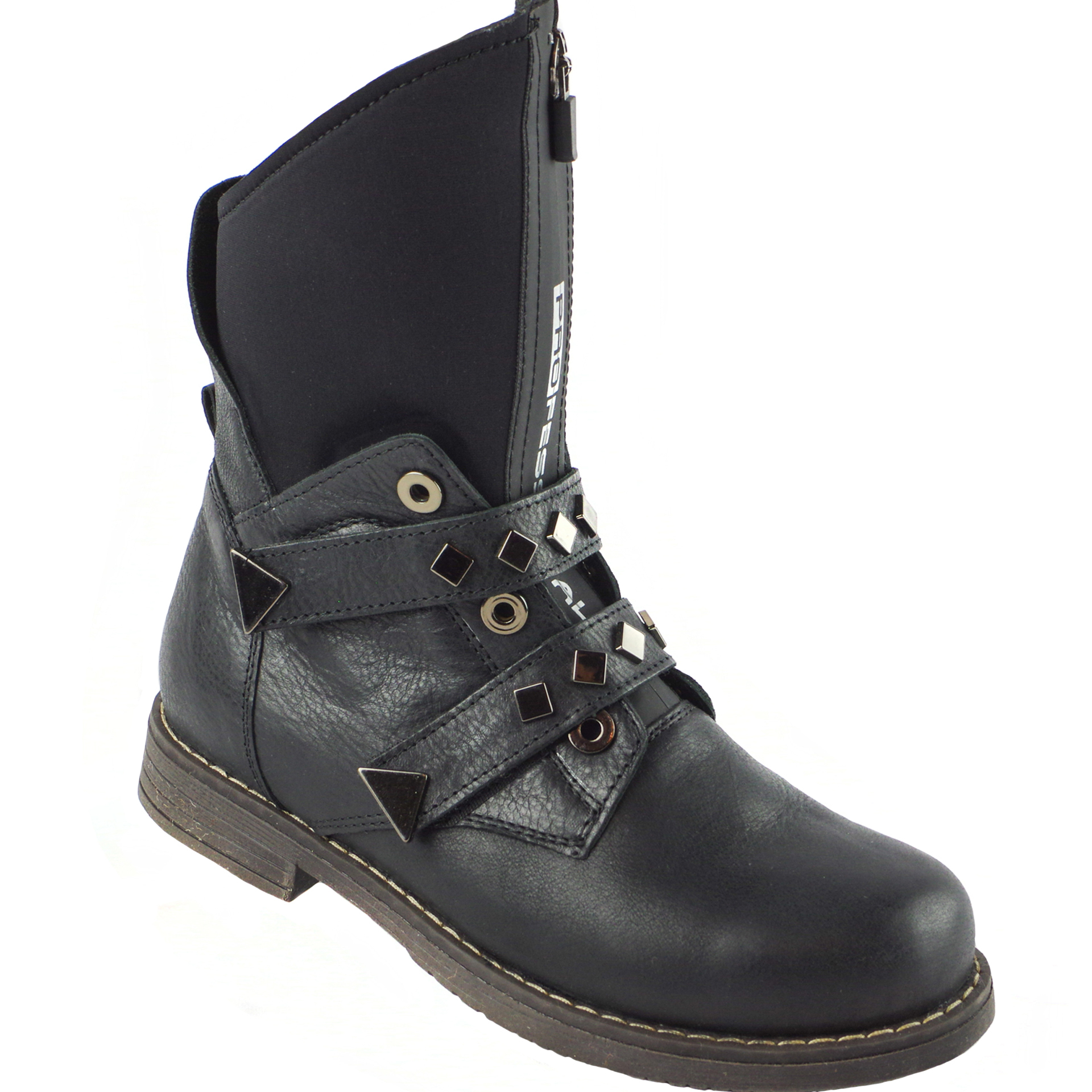 Демисезонные ботинки подростковые (1883) материал Натуральная кожа, цвет Черный  для девочки 32-38 размеры – Sole Kids