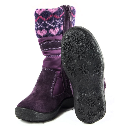 Floare Зимові чоботи (1320) для дівчинки, матеріал Мембрана, Фіолетовий колір, 27-32 розміри. Фото 3