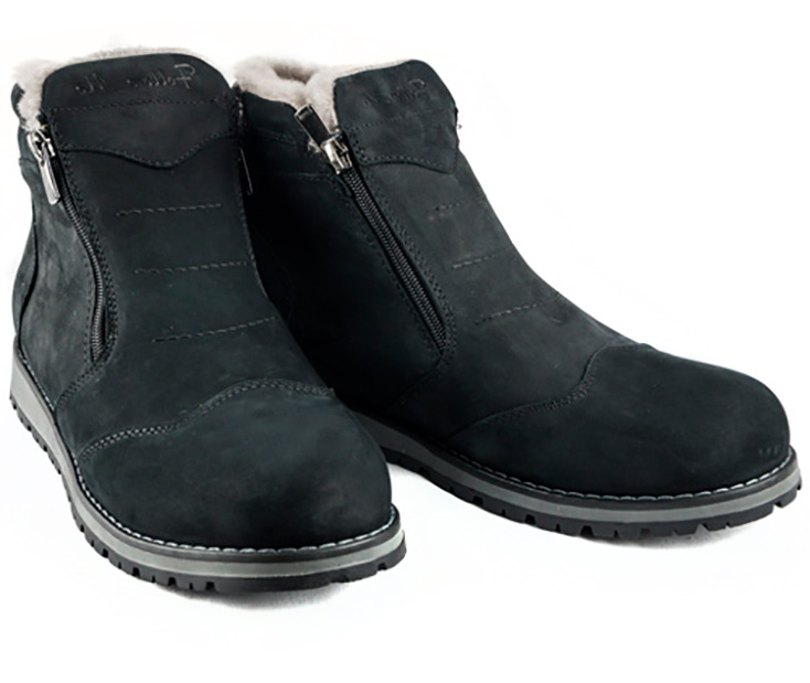 Tutubi Зимові черевики (1278) для хлопчика, матеріал Нубук, Чорний колір, 37-40 розміри – Sole Kids. Фото 3