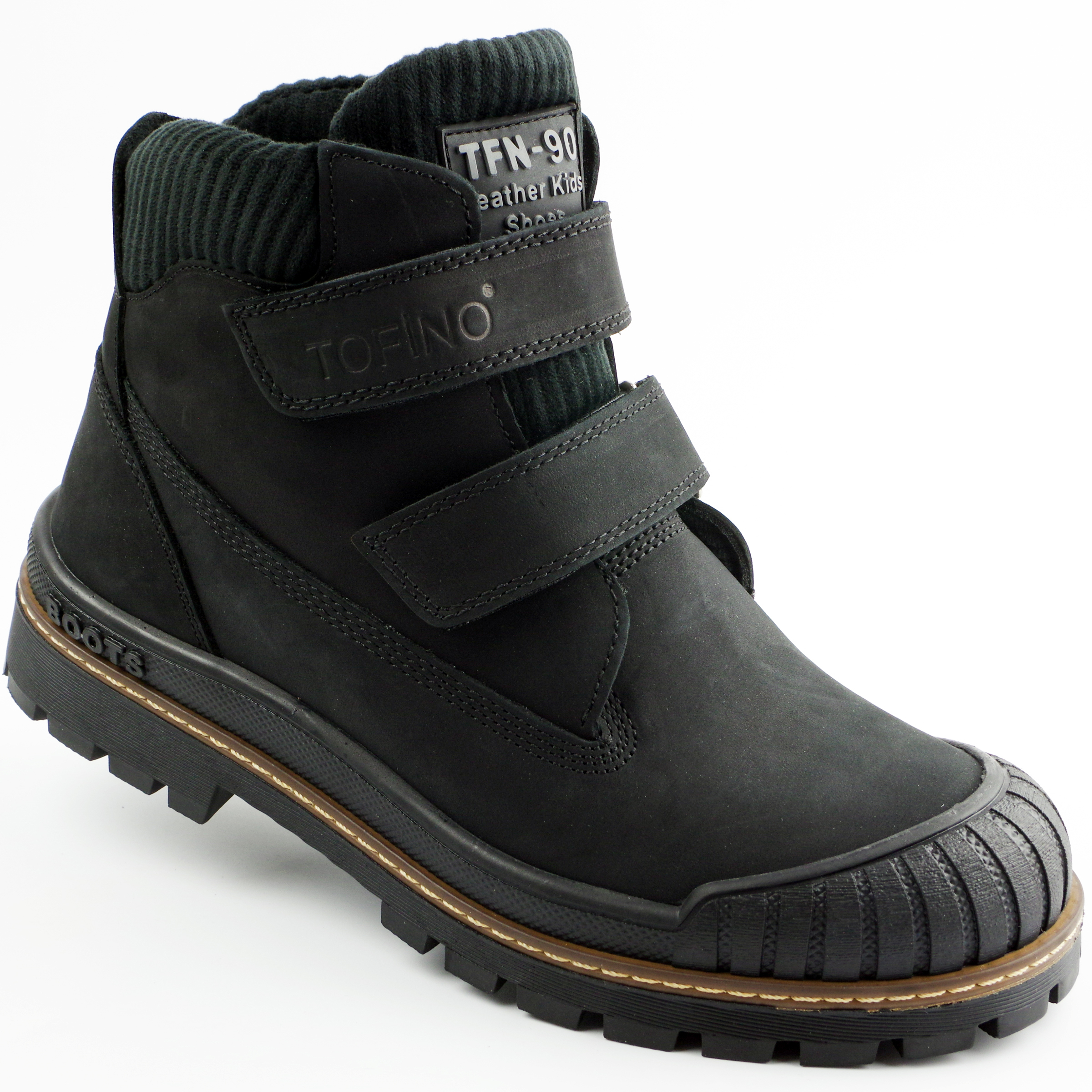 Ботинки подростковые (2142) материал Нубук, цвет Черный  для мальчиков 37-40 размеры – Sole Kids. Фото 1