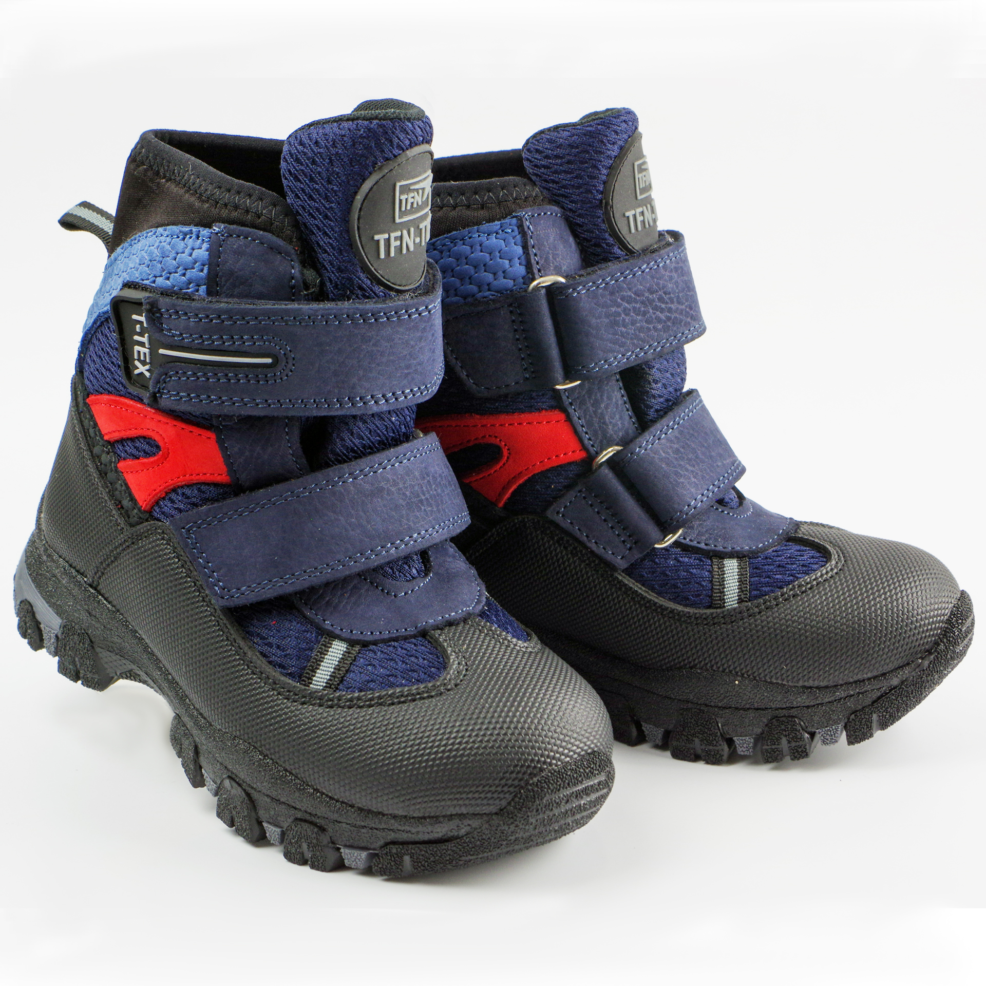 Зимові черевики дитячі (2148) для хлопчика, матеріал Мембрана, Темно-синій колір, 26-30 розміри – Sole Kids. Фото 2