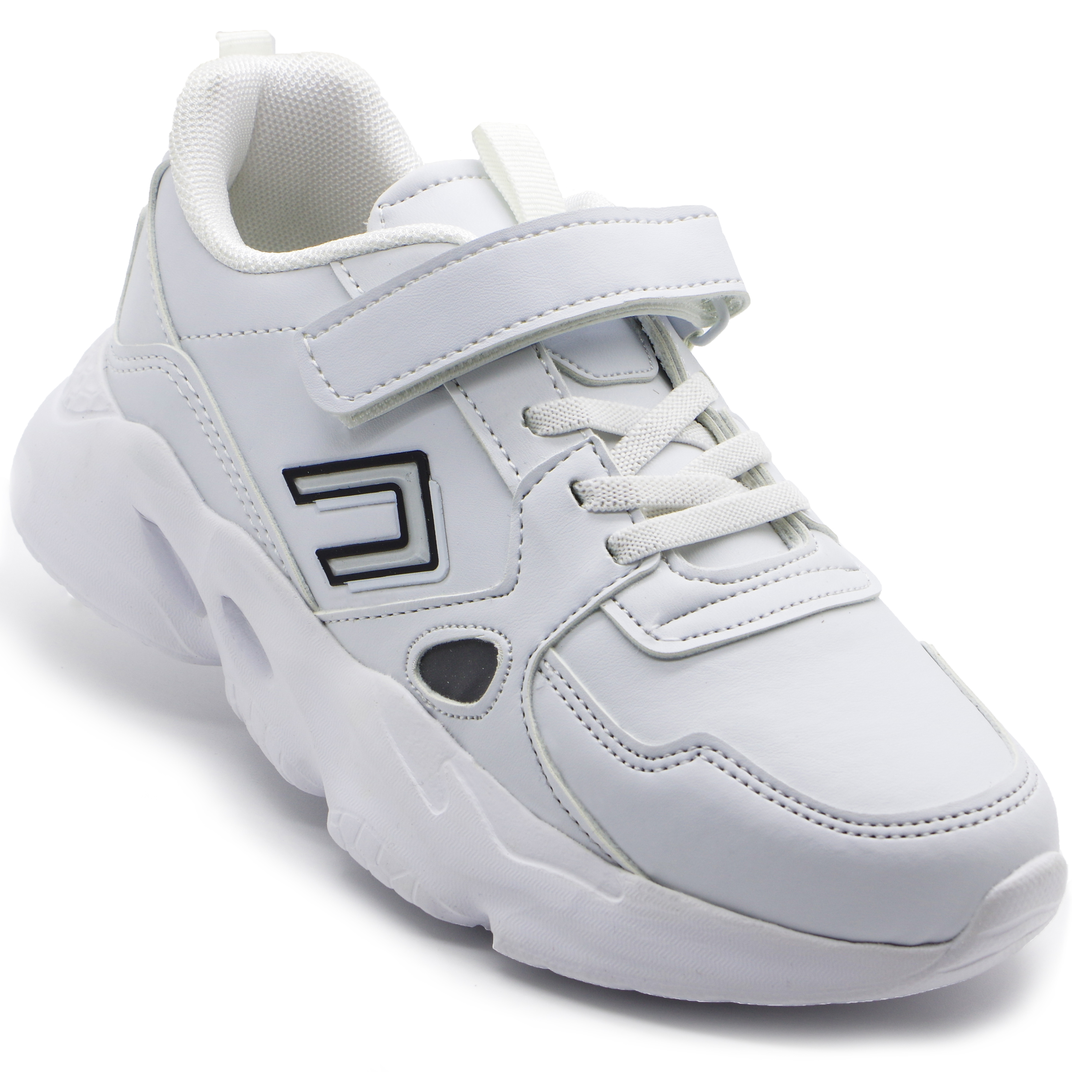 Кросівки для дівчат (2212) для дівчинки, матеріал Текстиль, Білий колір, 31-35 розміри – Sole Kids