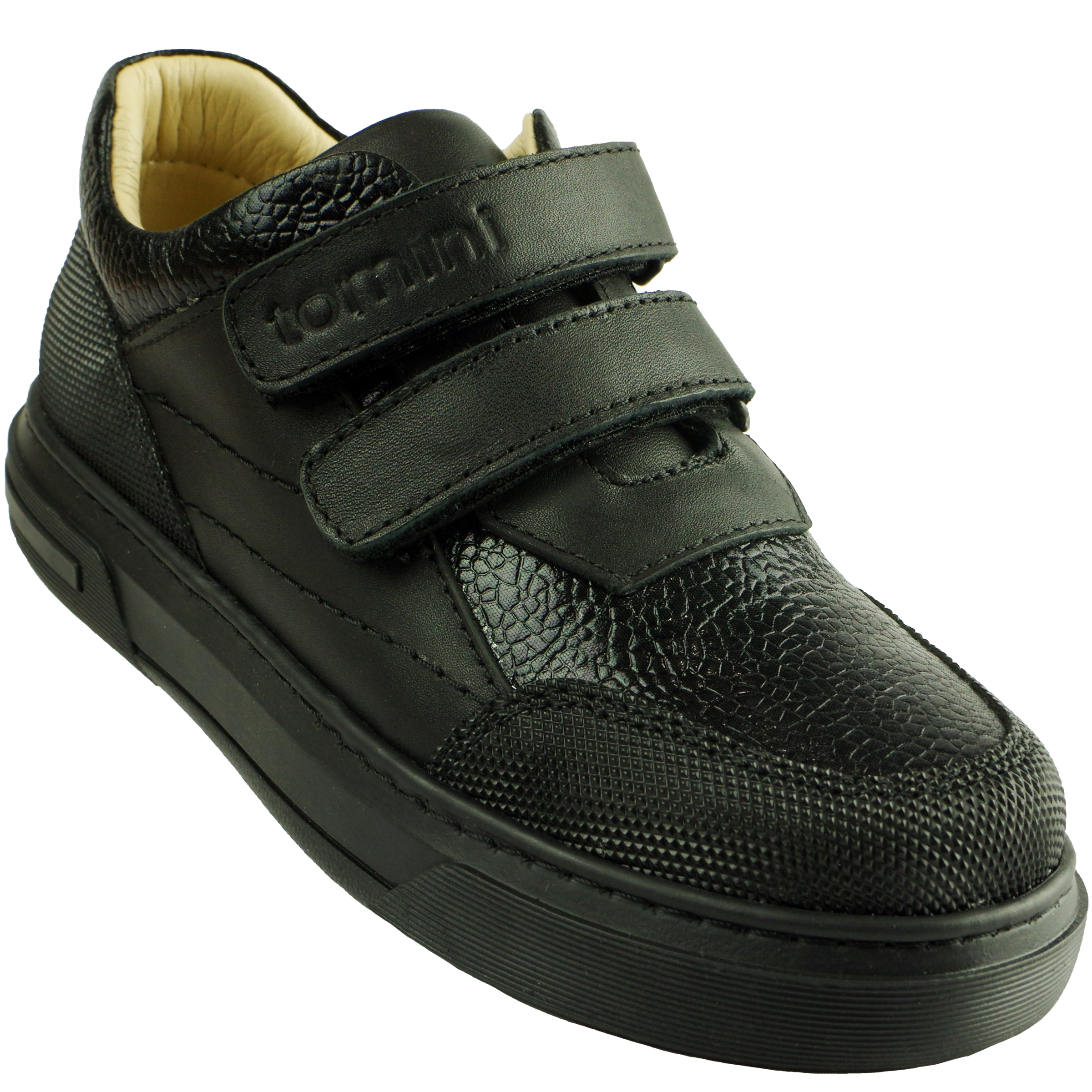 Туфли детские (2113) материал Натуральная кожа, цвет Черный  для мальчиков 31-36 размеры – Sole Kids