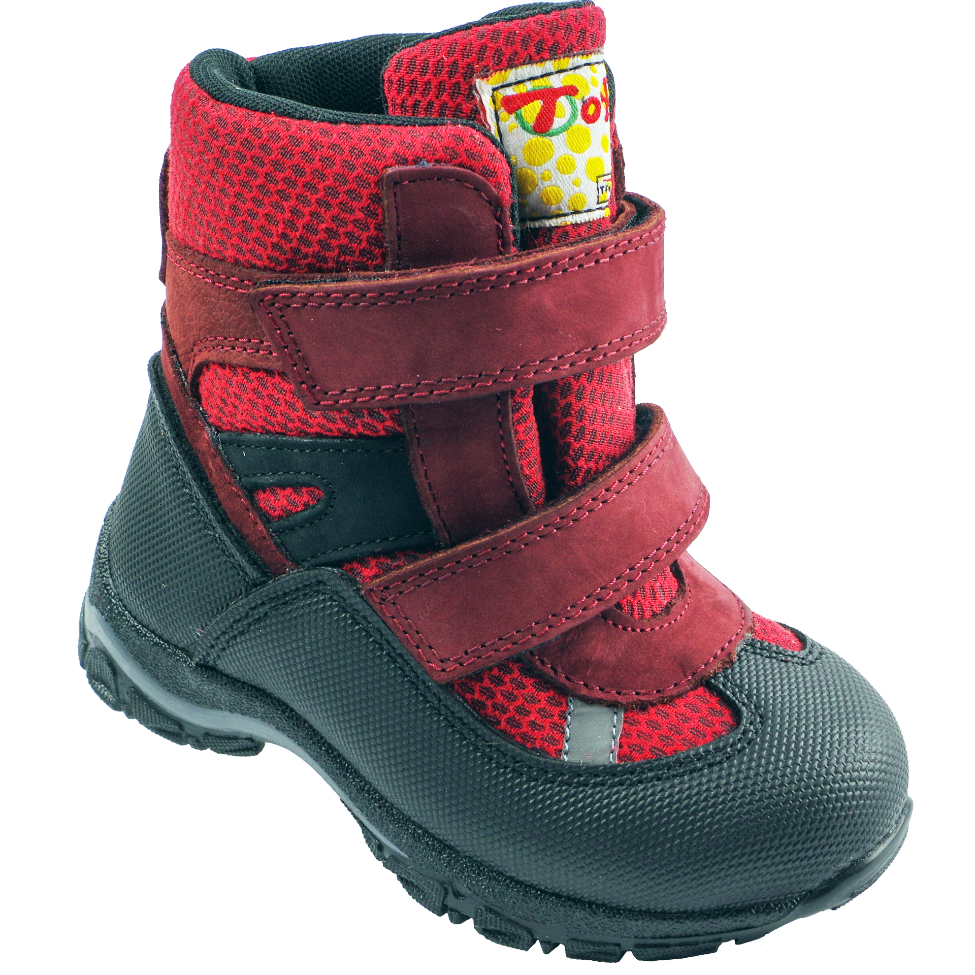 Мембранні зимові черевики (2145) для дівчинки, матеріал Мембрана, Червоний колір, 22-25 розміри – Sole Kids