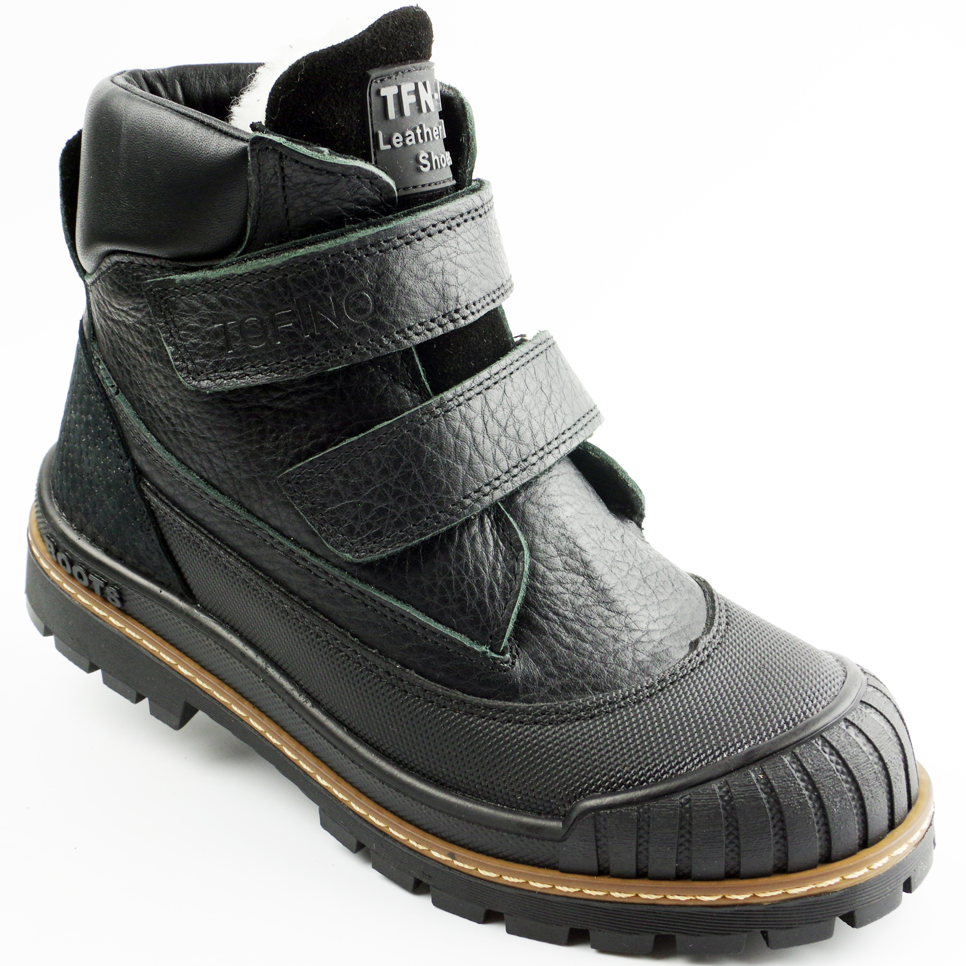 Ботинки зимние (2171) материал Натуральная кожа, цвет Черный  для мальчиков 38-40 размеры – Sole Kids