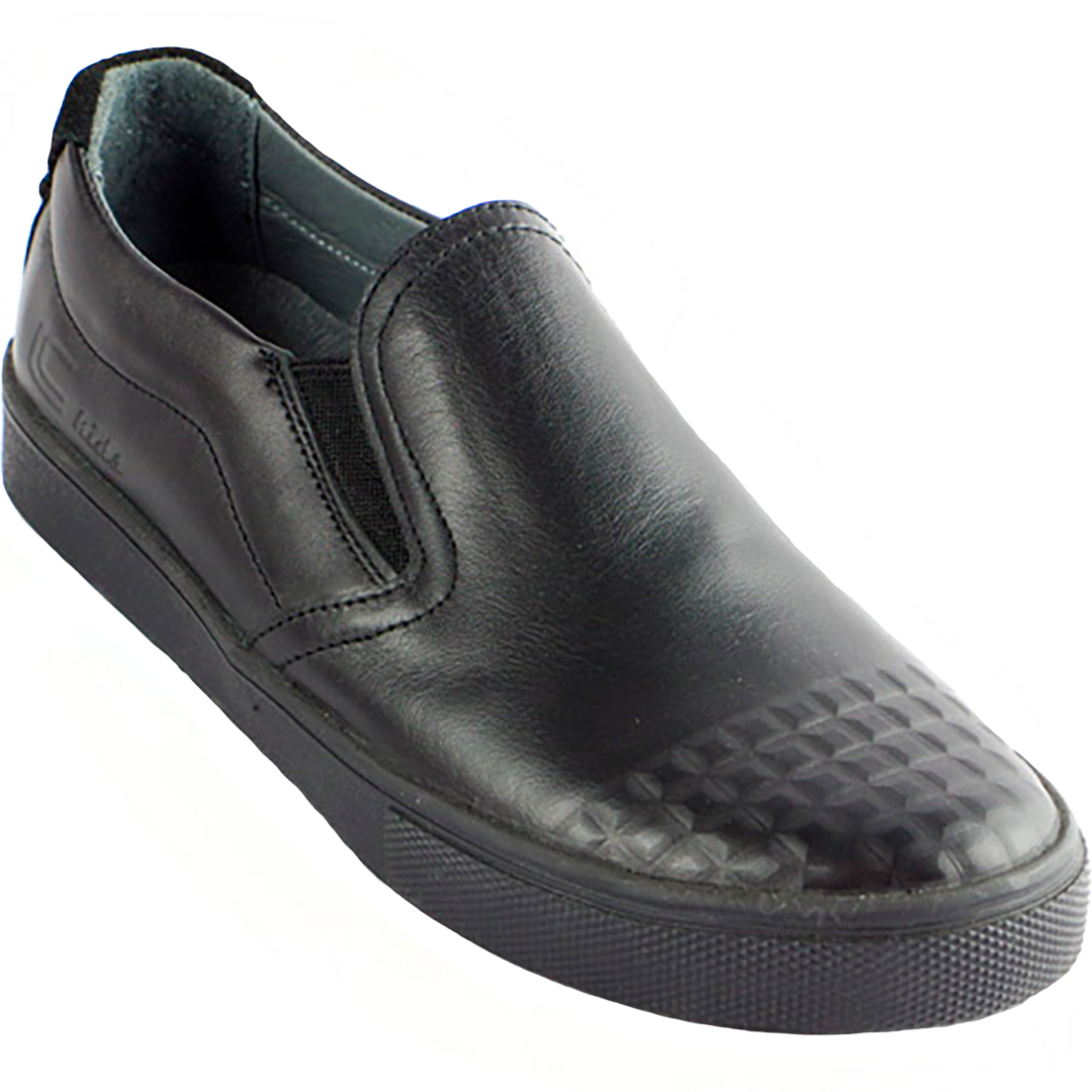 Туфли школьные (1798) материал Натуральная кожа, цвет Черный  для мальчиков 31-38 размеры – Sole Kids