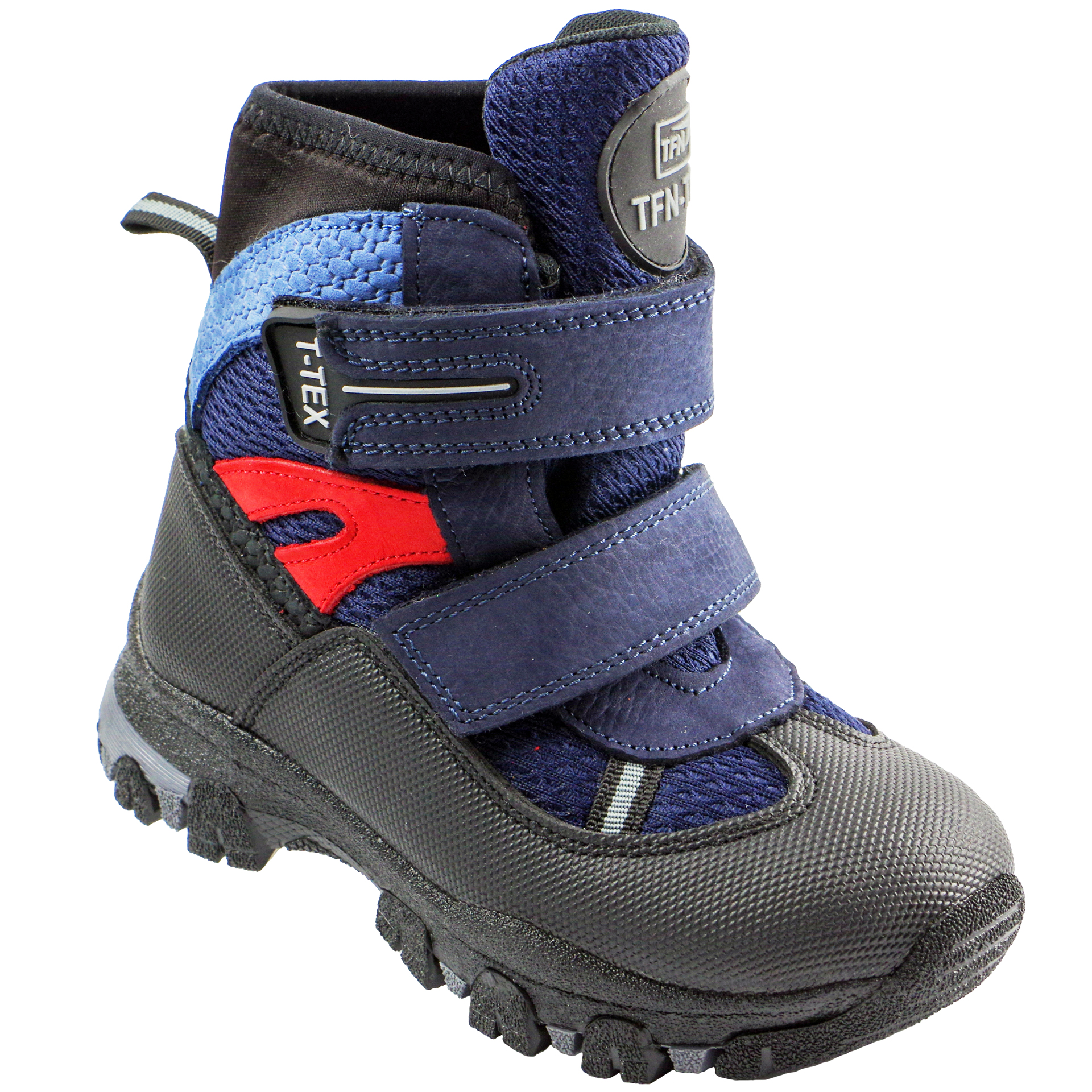 Зимові черевики дитячі (2148) для хлопчика, матеріал Мембрана, Темно-синій колір, 26-30 розміри – Sole Kids