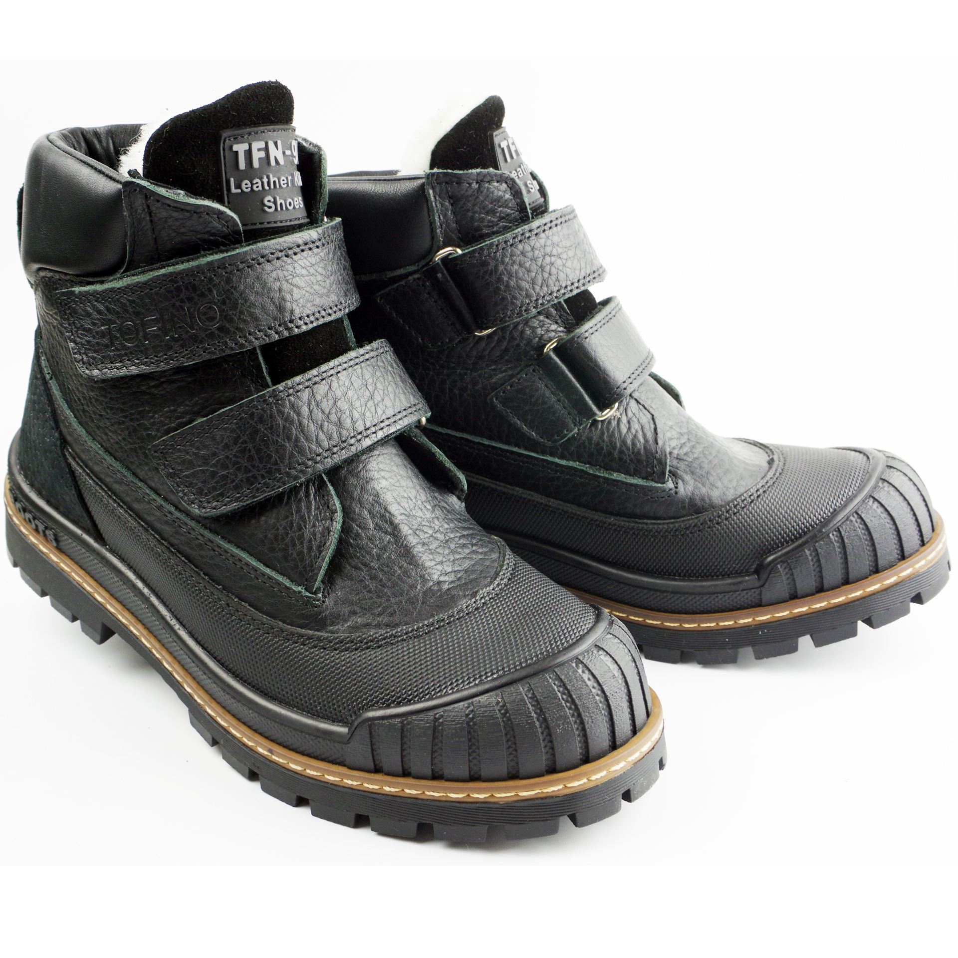 Ботинки зимние (2171) материал Натуральная кожа, цвет Черный  для мальчиков 38-40 размеры – Sole Kids. Фото 2