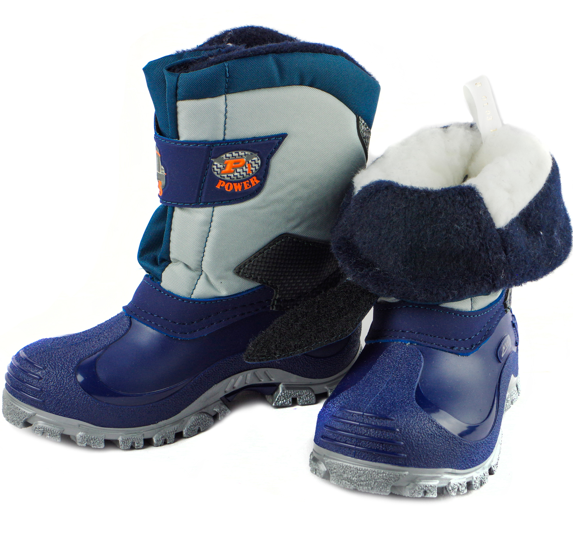 Зимові черевики (1890) для хлопчика, матеріал ПВХ (вспінений EVA), Синій колір, 27-31 розміри – Sole Kids. Фото 5