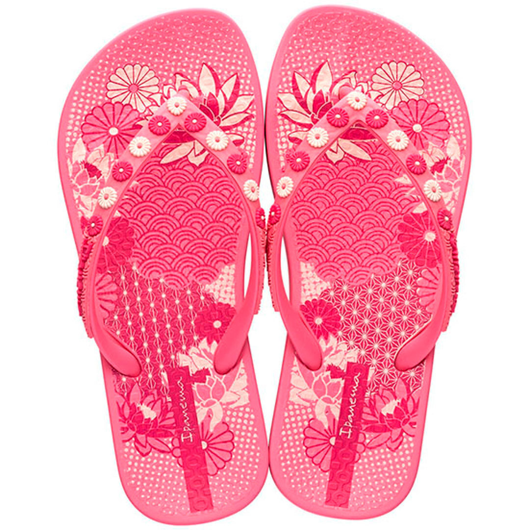 Пляжная обувь для девочки - шлепки ipanema (1518) 30-35 размеры, цвет Розовый – Sole Kids
