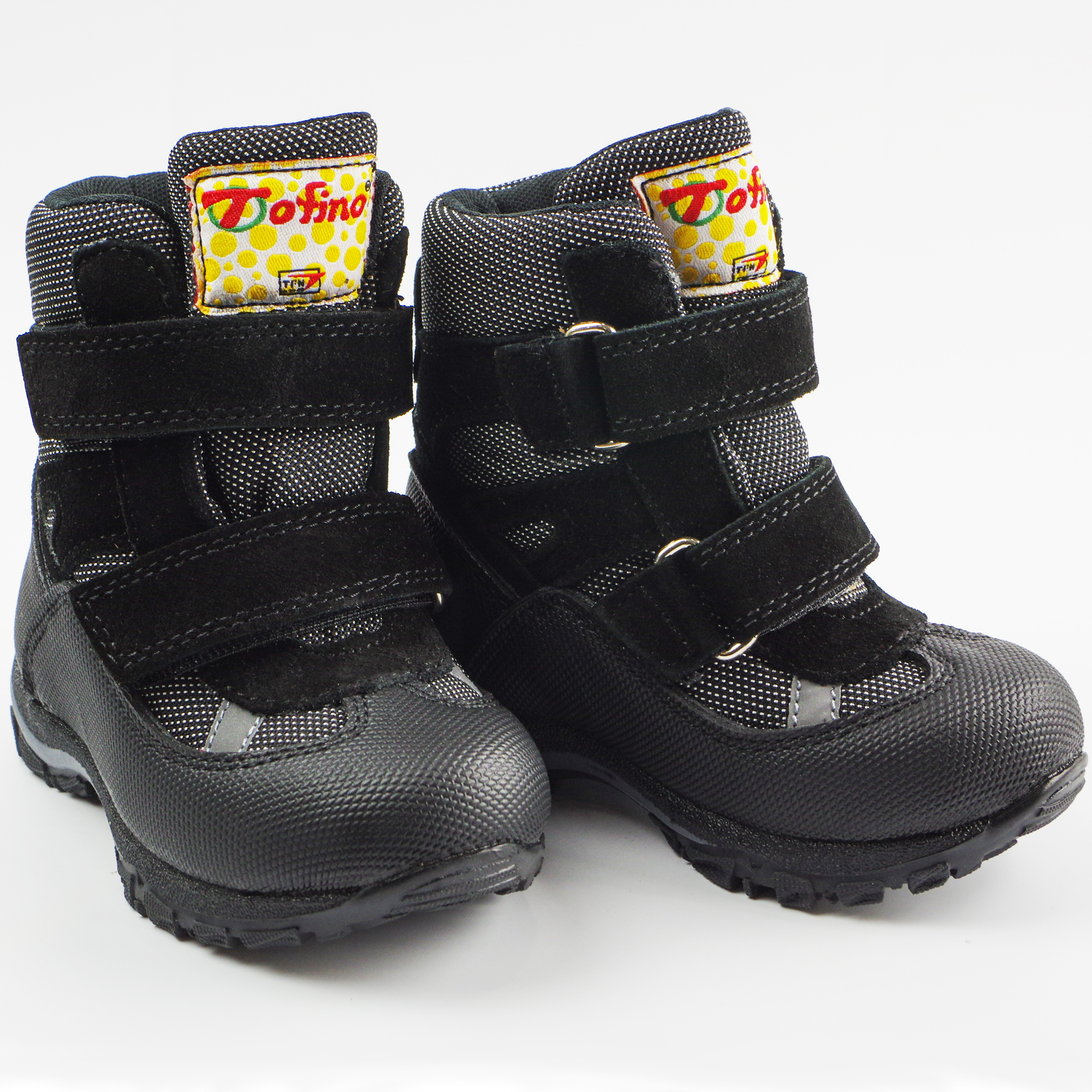 Зимові мембранні черевики (2147) для хлопчика, матеріал Мембрана, Чорний колір, 22-25 розміри – Sole Kids. Фото 2