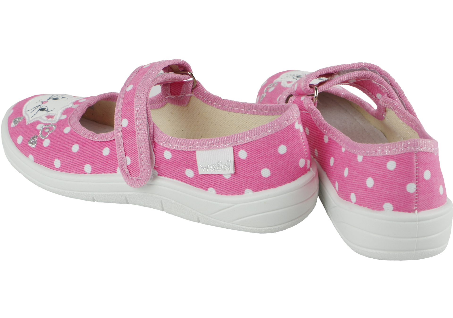 Текстильная обувь для девочек Тапочки Алина (1869) цвет Розовый 24-30 размеры – Sole Kids. Фото 3