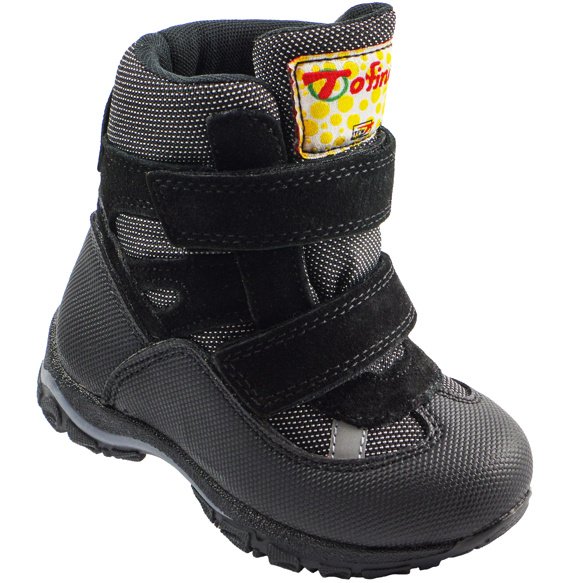 Зимові мембранні черевики (2147) для хлопчика, матеріал Мембрана, Чорний колір, 22-25 розміри – Sole Kids
