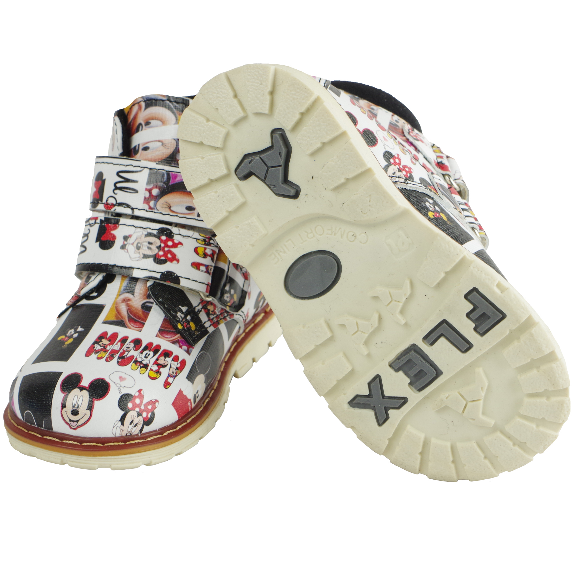 Демисезонные ботинки Mikki (2066) материал Натуральная кожа, цвет Микс  для девочки 21-26 размеры – Sole Kids. Фото 2