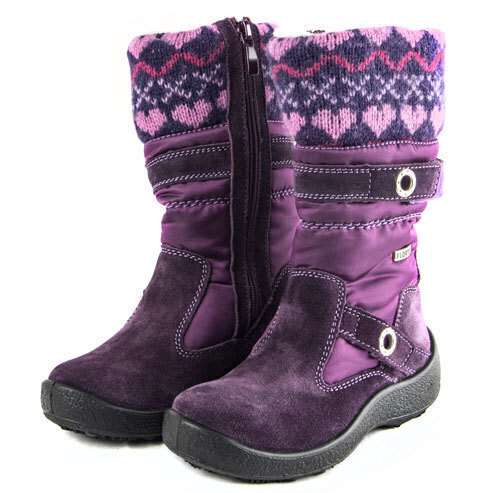 Зимние сапоги Floare (1320) материал Мембрана, цвет Фиолетовый  для девочки 27-32 размеры. Фото 4