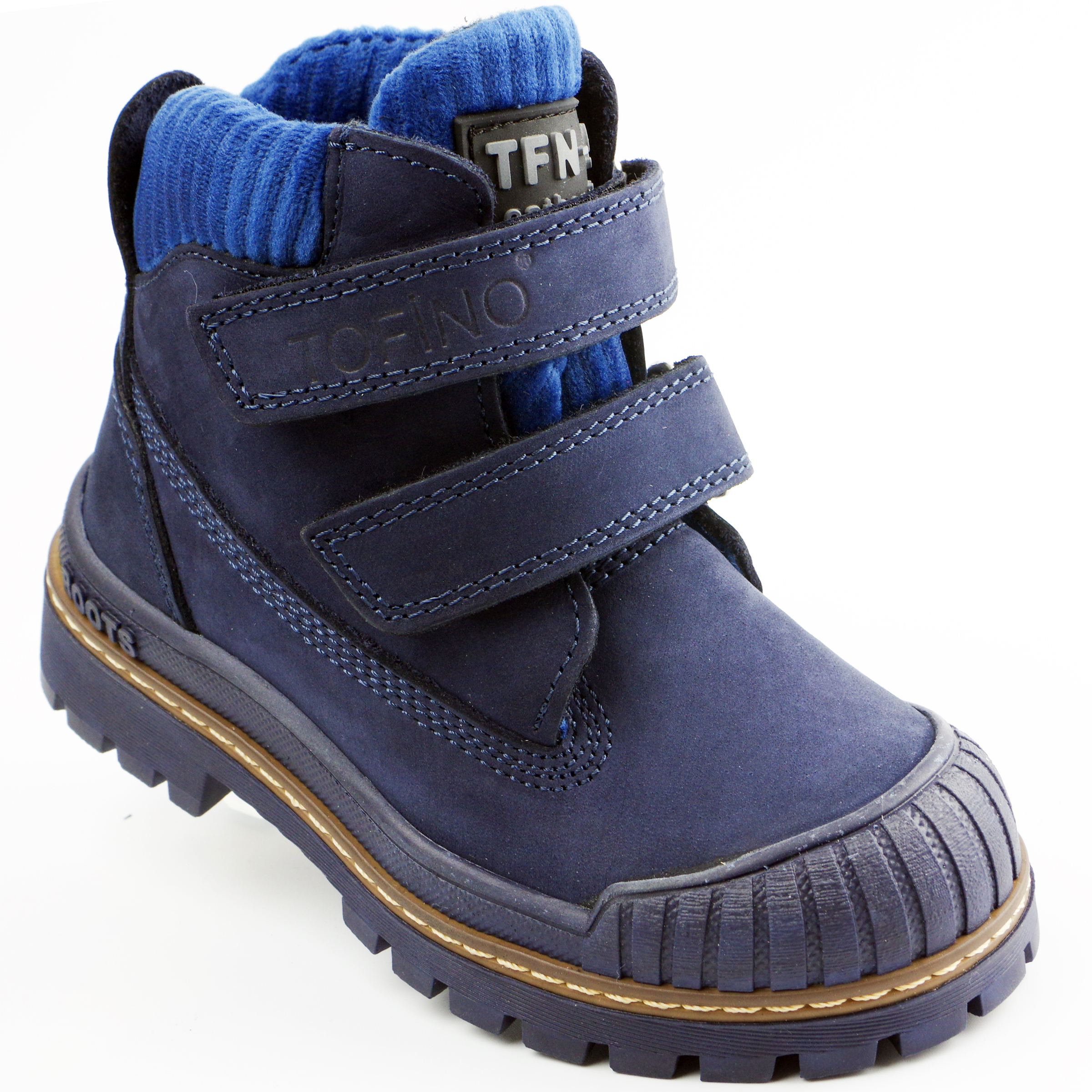 Демисезонные ботинки детские (2139) материал Натуральная кожа, цвет Синий  для мальчиков 26-30 размеры – Sole Kids