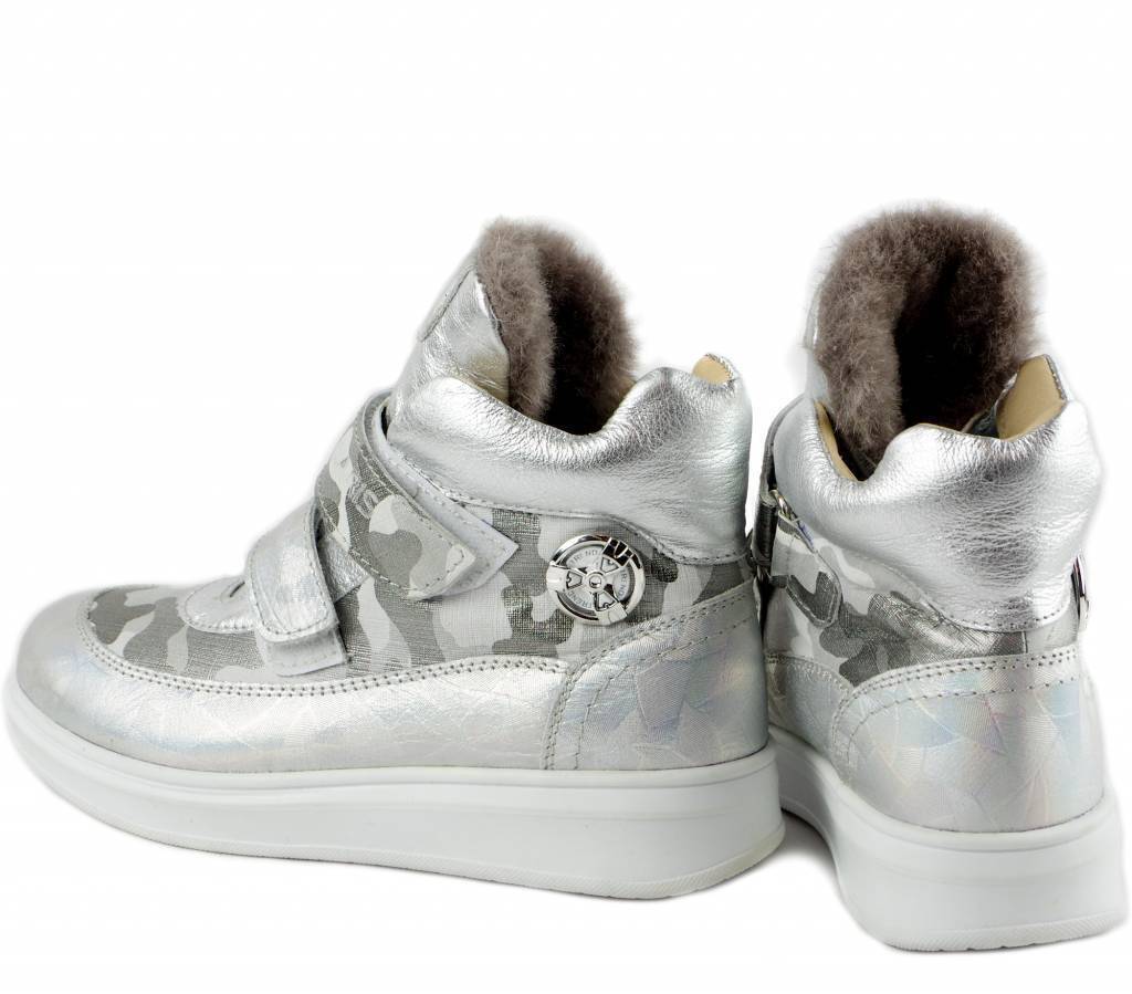 Зимние ботинки (1886) материал Натуральная кожа, цвет Серебрянный  для девочки 31-40 размеры – Sole Kids, Днепр. Фото 6