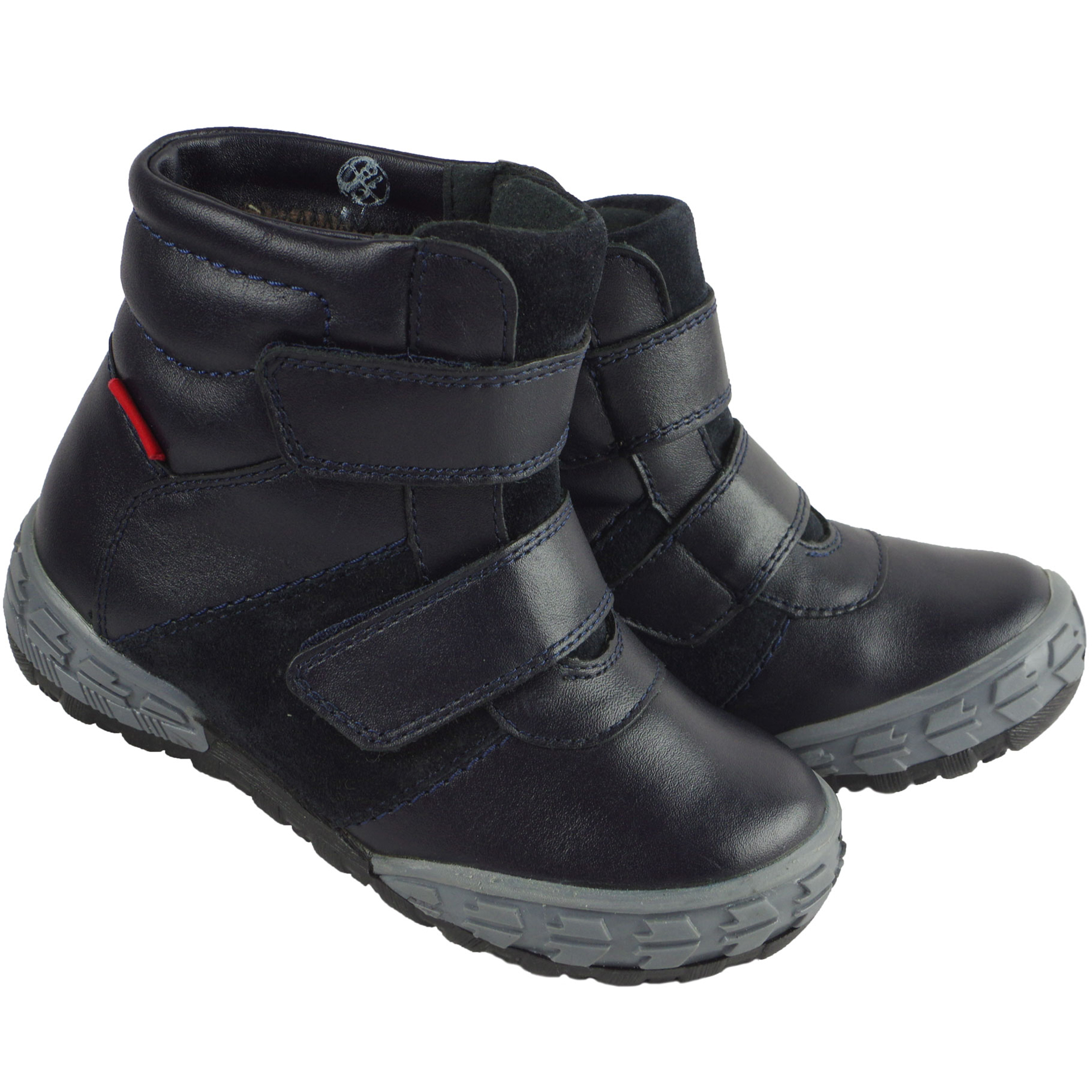 Зимові чоботи (2052) для хлопчика, матеріал Натуральна шкіра, Темно-синій колір, 23-26 розміри – Sole Kids. Фото 6