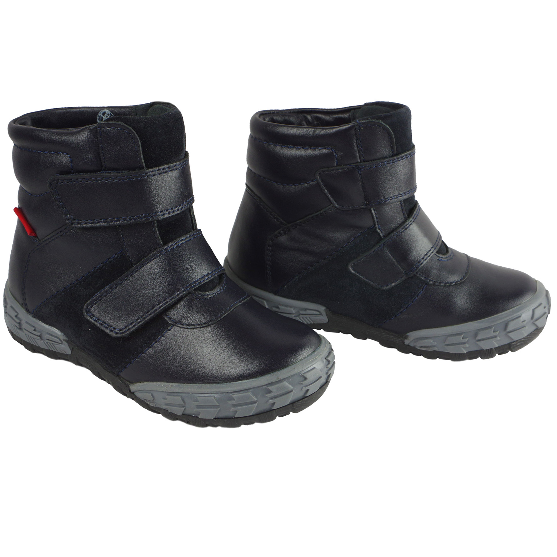 Зимові чоботи (2052) для хлопчика, матеріал Натуральна шкіра, Темно-синій колір, 23-26 розміри – Sole Kids. Фото 5