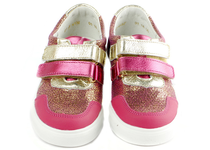 Туфли детские (1375) материал Натуральная кожа, цвет Розовый  для девочки 27-35 размеры – Sole Kids. Фото 3