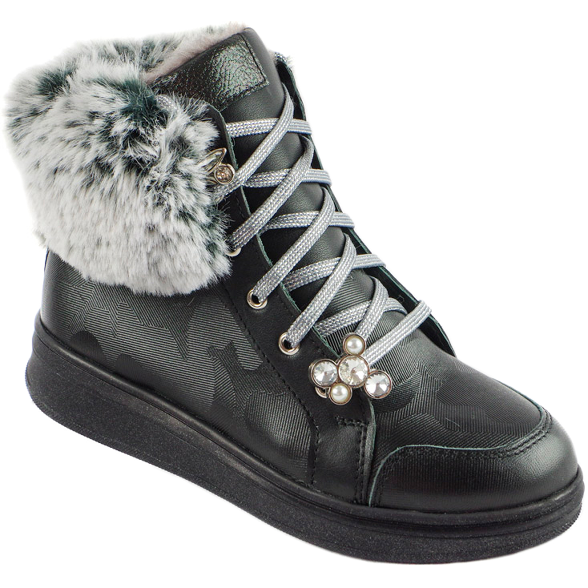 Зимние ботинки (1714) - обувь для девочек в магазине Соул Кидс