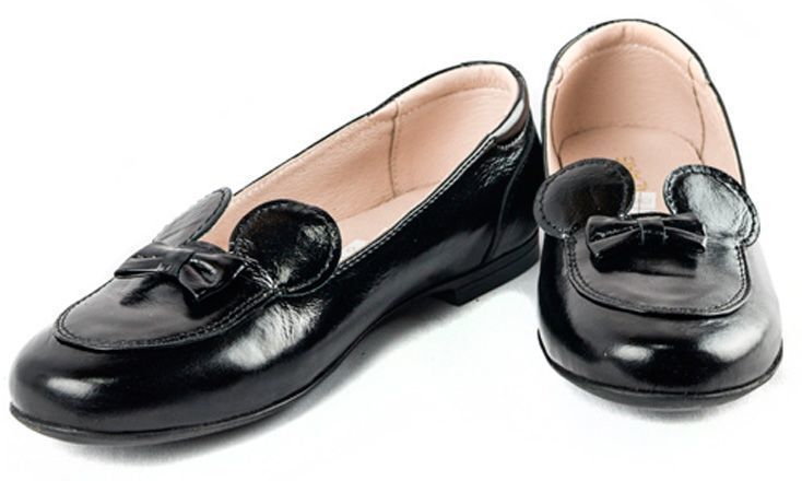 Туфли для подростков (1442) материал Натуральная кожа, цвет Черный  для девочки 31-40 размеры – Sole Kids. Фото 4