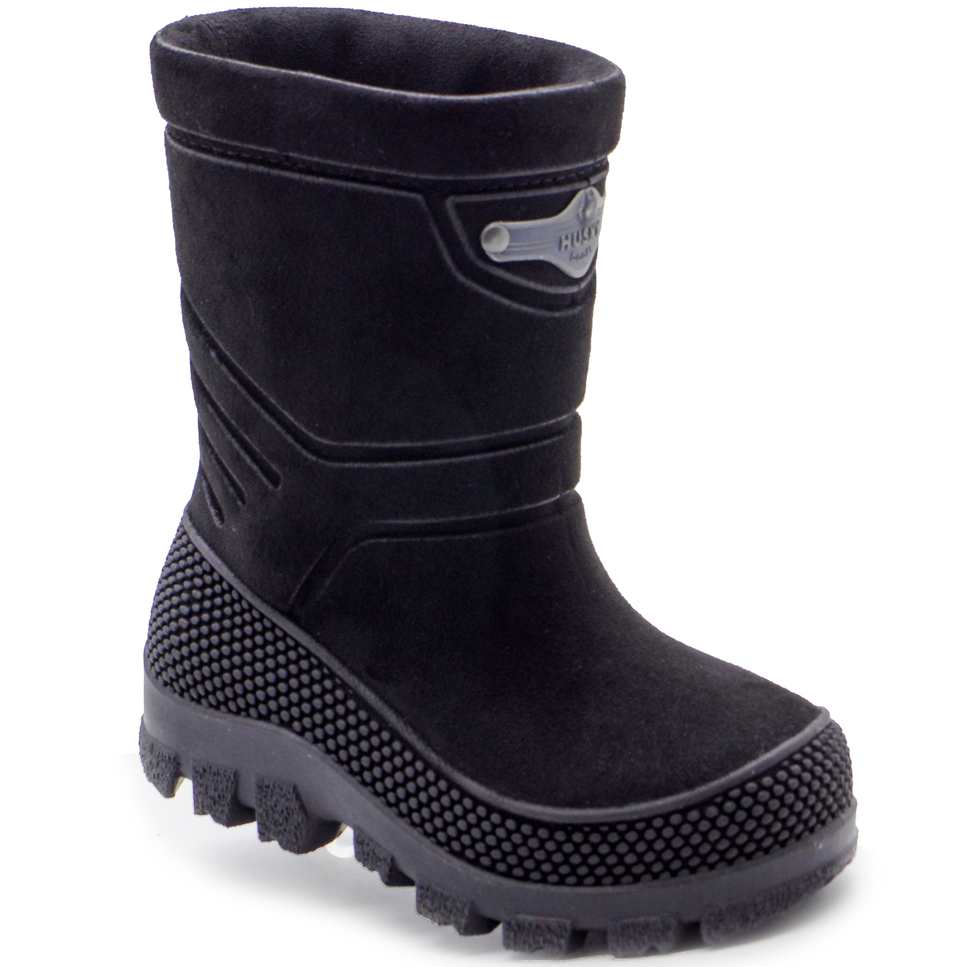 Husky Зимові чоботи (2252) для хлопчика, матеріал SEBS, Чорний колір, 27-36 розміри – Sole Kids