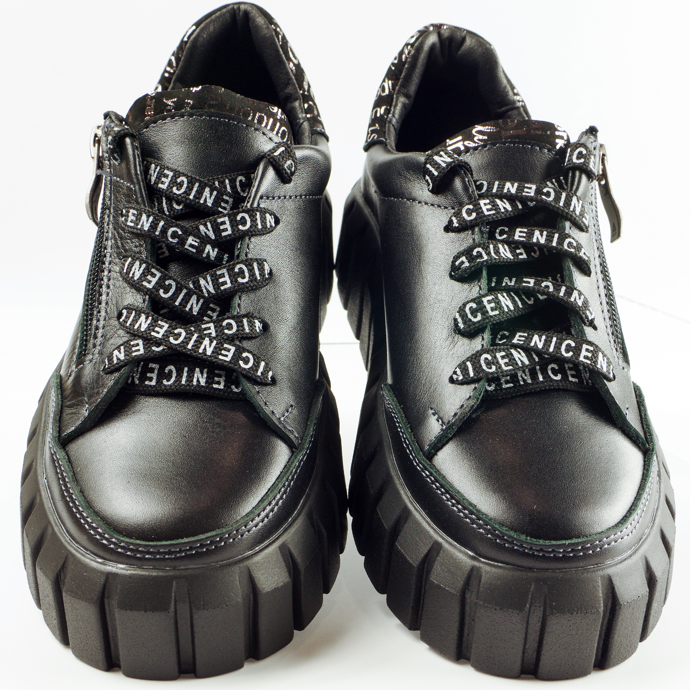 Туфли школьные (2117) материал Натуральная кожа, цвет Черный  для девочки 32-38 размеры – Sole Kids. Фото 3