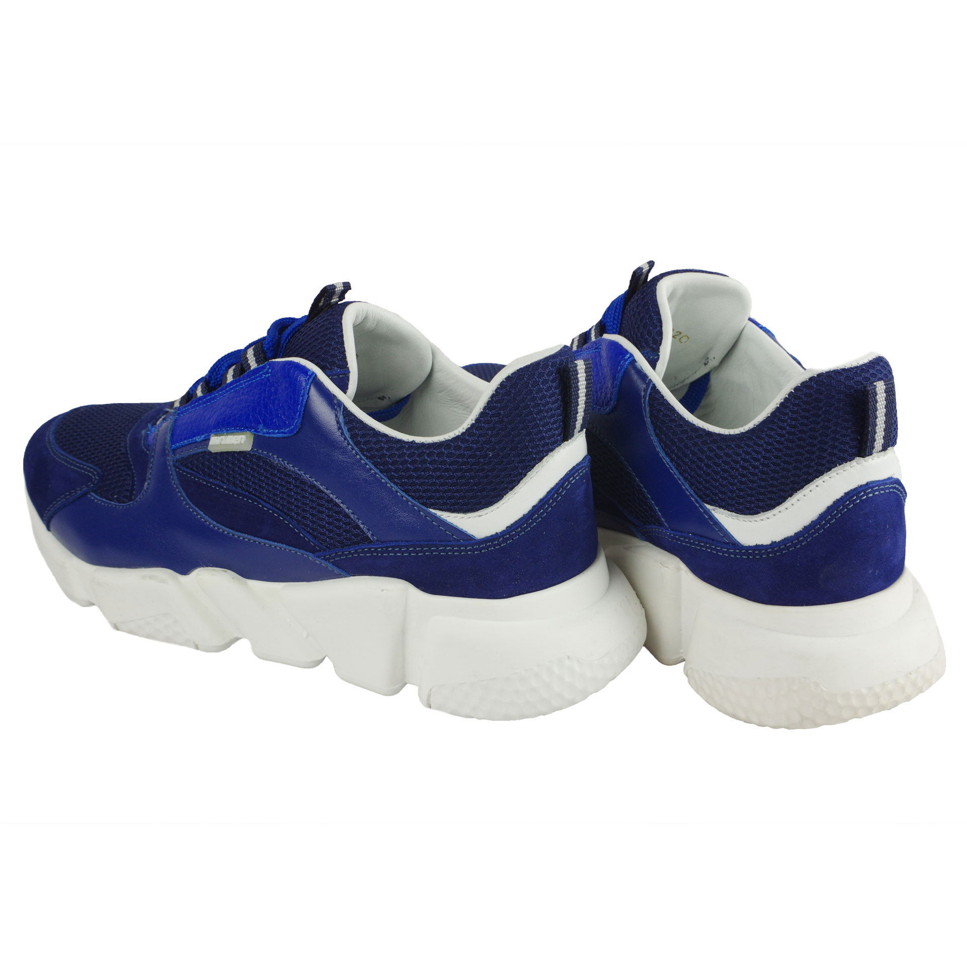 Кросівки для підлітків (2053) для хлопчика, матеріал Натуральна шкіра, Синій колір, 37-40 розміри – Sole Kids. Фото 2