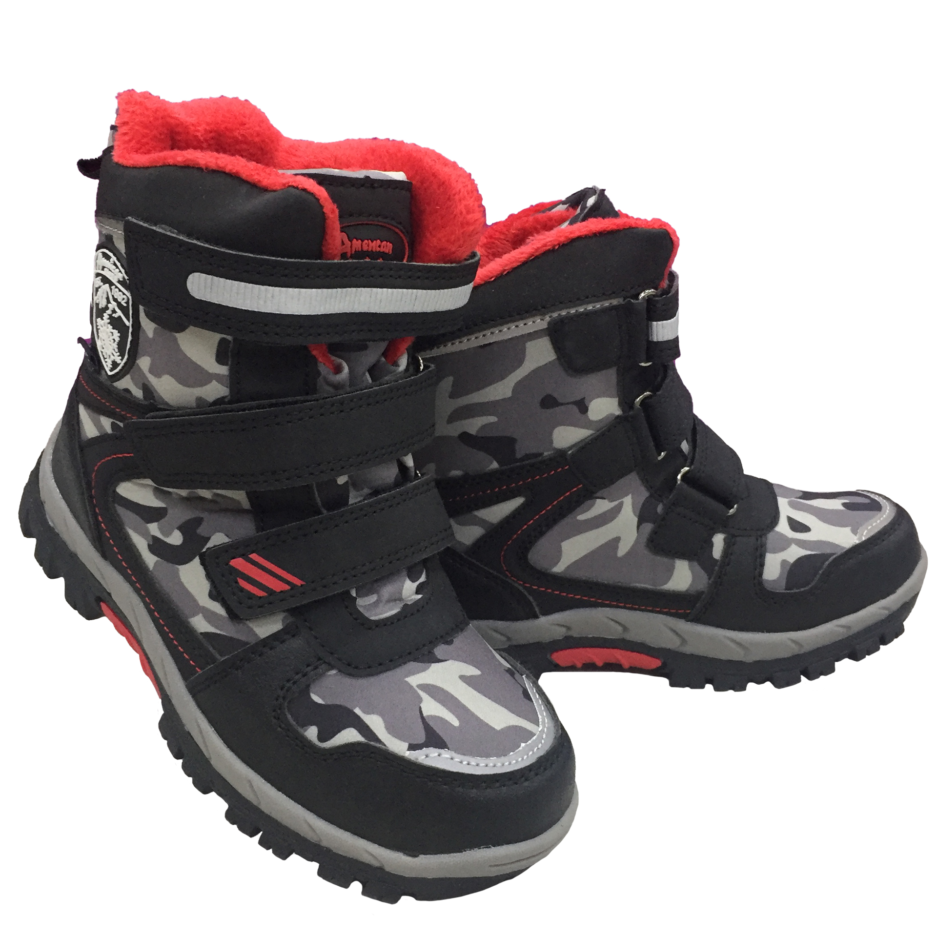 American Club Зимові черевики (2086) для хлопчика, матеріал Мембрана, Чорний колір, 27-31 розміри – Sole Kids. Фото 2