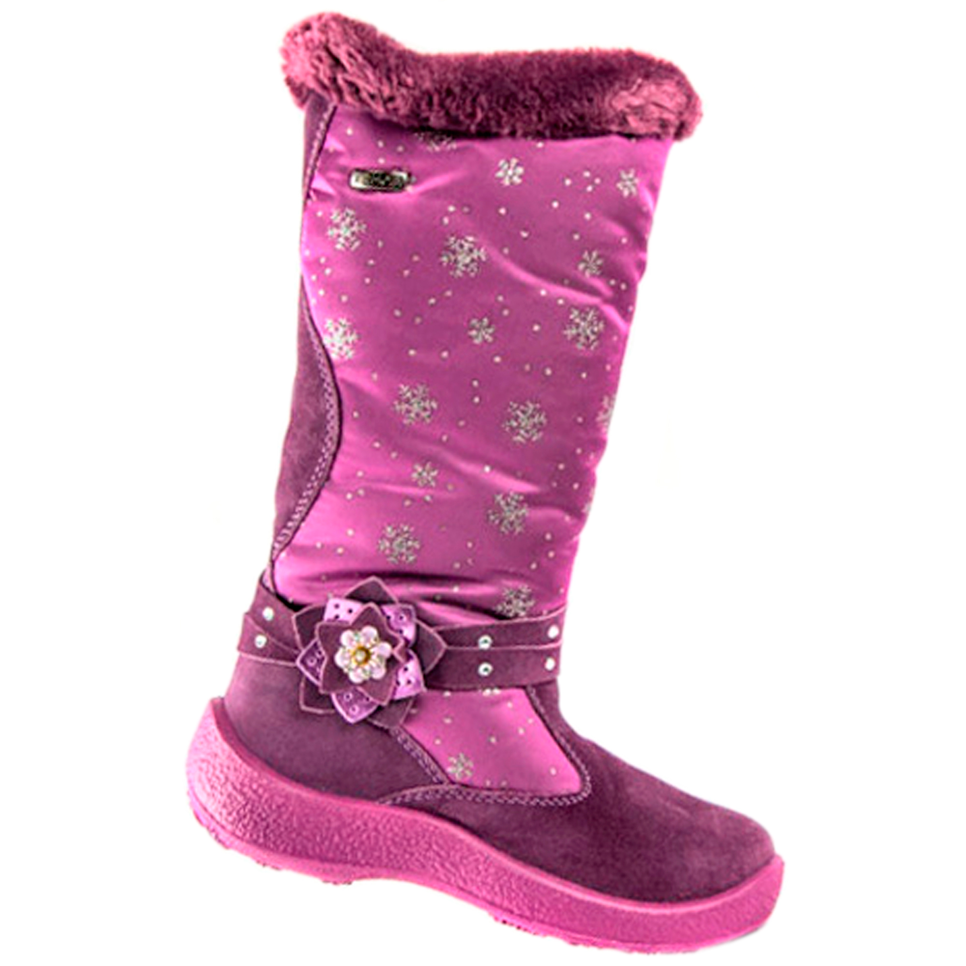 Floare Зимові чоботи (1321) для дівчинки, матеріал Мембрана, Фіолетовий колір, 31-36 розміри