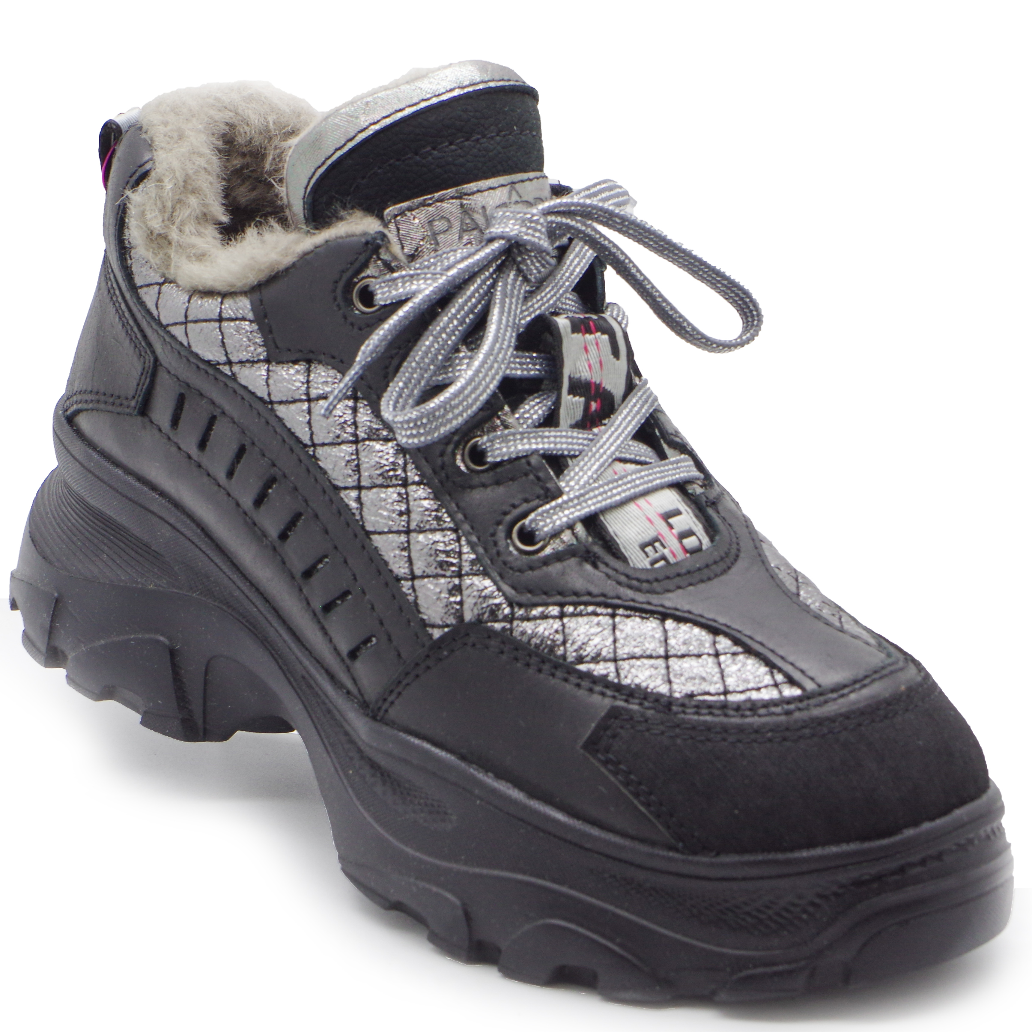 Зимові кросівки (2227) для дівчинки, матеріал Натуральна шкіра, Чорний колір, 36-40 розміри – Sole Kids