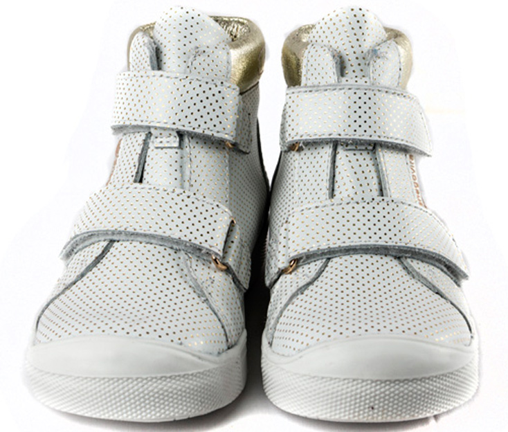 Демісезонні черевики для дівчинки (1345) для дівчинки, матеріал Натуральна шкіра, Білий колір, 23-26 розміри – Sole Kids. Фото 3
