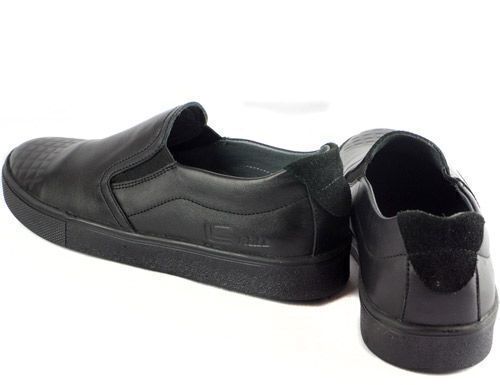 Туфли школьные (1798) материал Натуральная кожа, цвет Черный  для мальчиков 31-38 размеры – Sole Kids. Фото 4