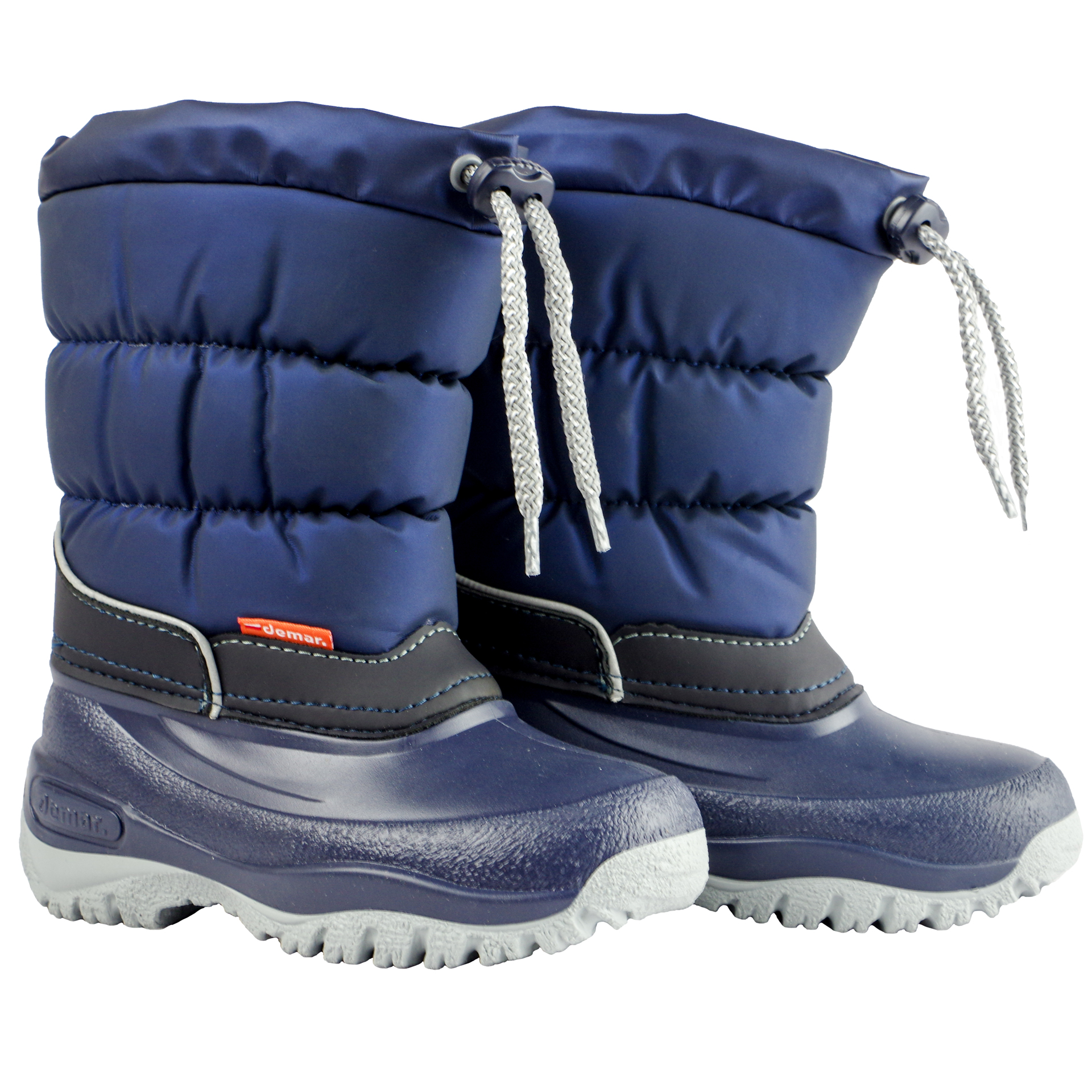 Зимові чоботи DEMAR (1534) для дівчинки, матеріал ПВХ, Синій, Чорний колір, 25-35 розміри. Фото 8