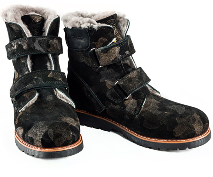 Tutubi Зимові черевики (1275) для дівчинки, матеріал Замша, Чорний колір, 31-36 розміри – Sole Kids. Фото 3