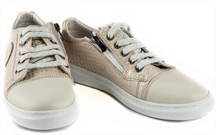 Tutubi Спортивні туфлі (1252) для дівчинки, матеріал Натуральна шкіра, Бежевий колір, 26-39 розміри – Sole Kids. Фото 2