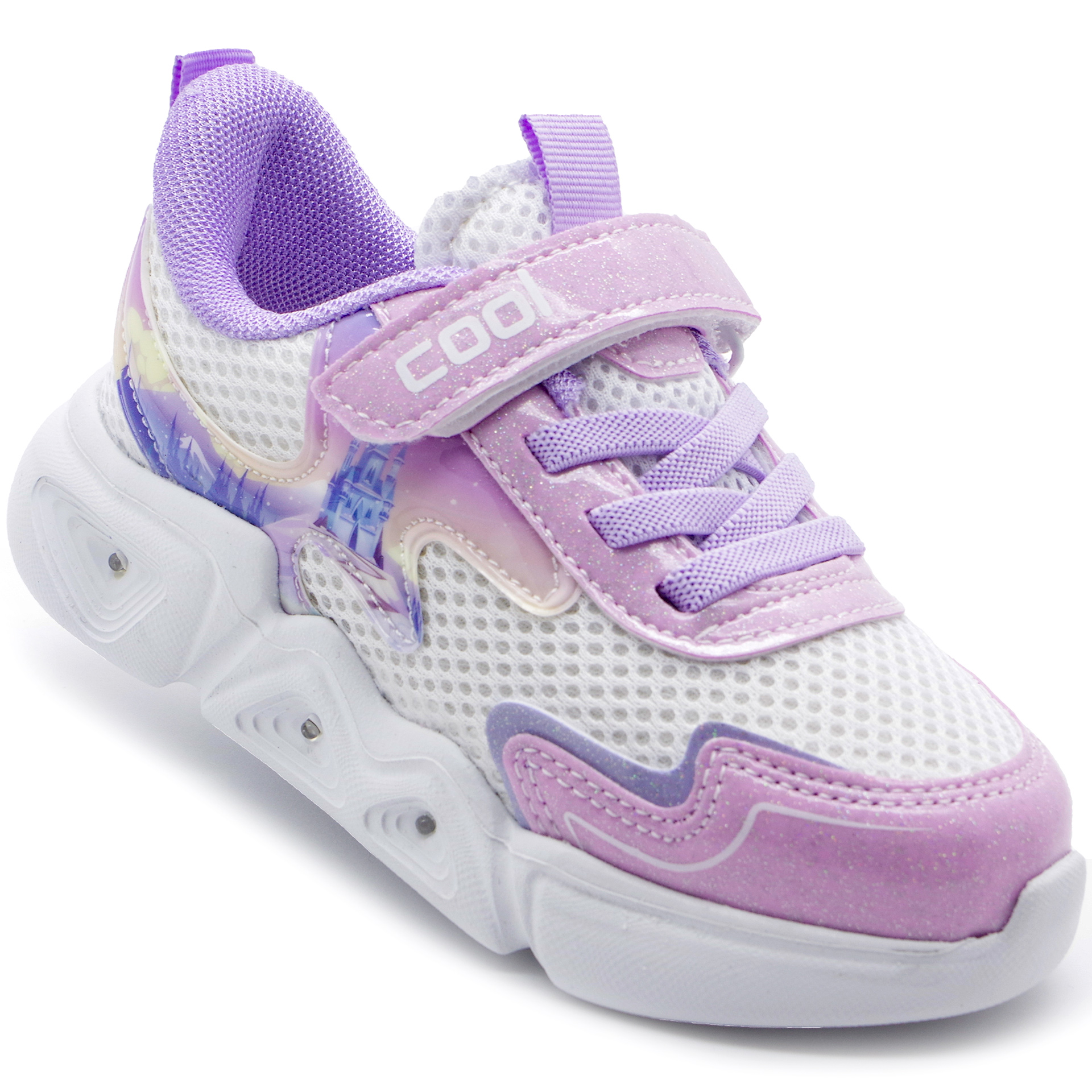 Кросівки для дівчат (2303) для дівчинки, матеріал Текстиль, Фіолетовий колір, 26-30 розміри – Sole Kids