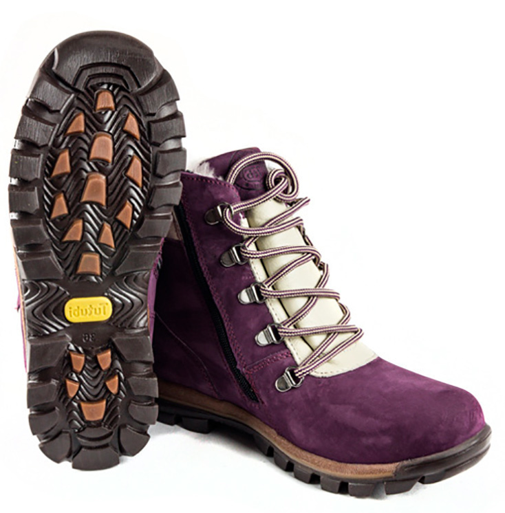 Tutubi Детские зимние ботинки (1268) материал Нубук, цвет Фиолетовый  для девочки 31-36 размеры – Sole Kids, Днепр. Фото 3
