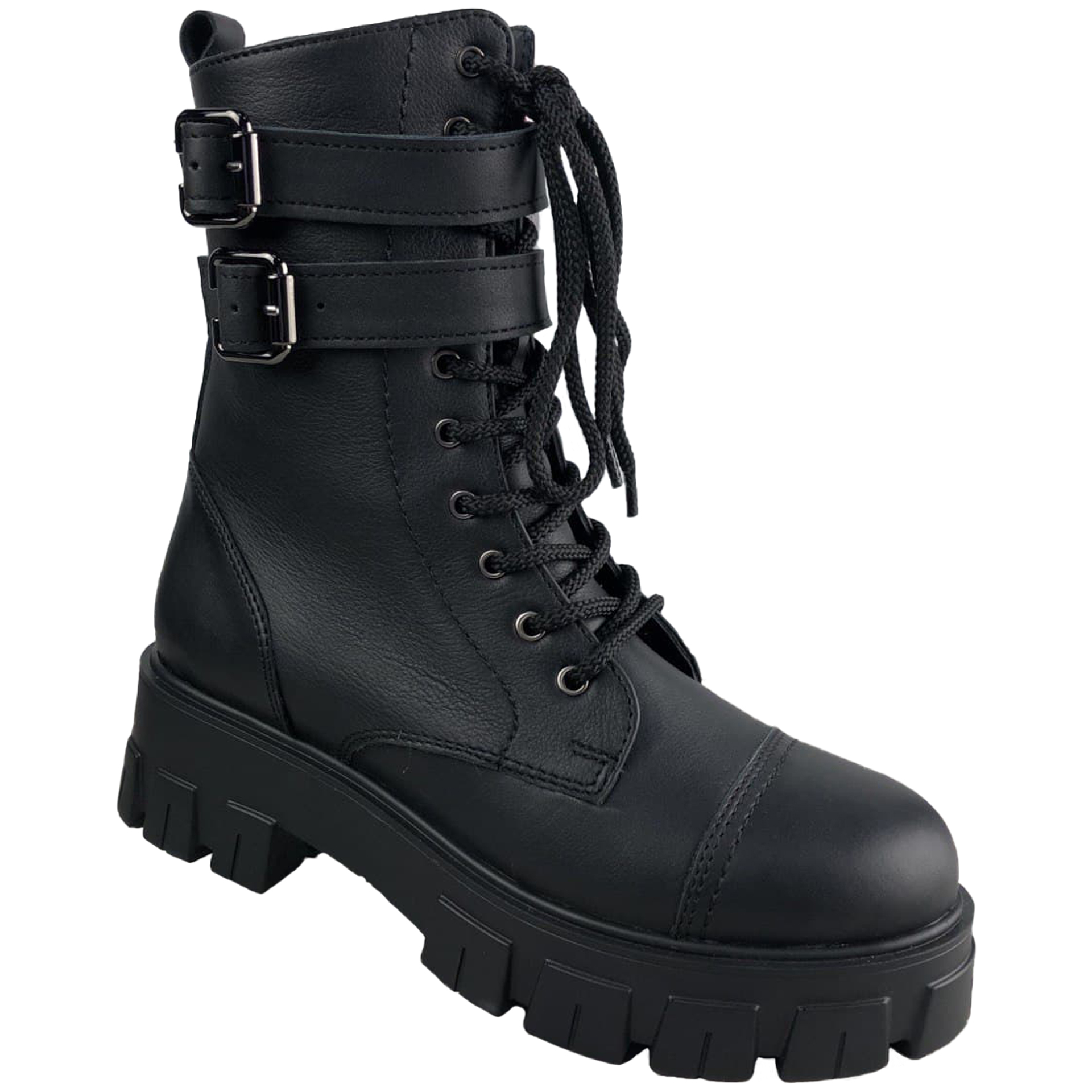 Высокие ботинки подростковые (2235) материал Натуральная кожа, цвет Черный  для девочки 36-40 размеры – Sole Kids