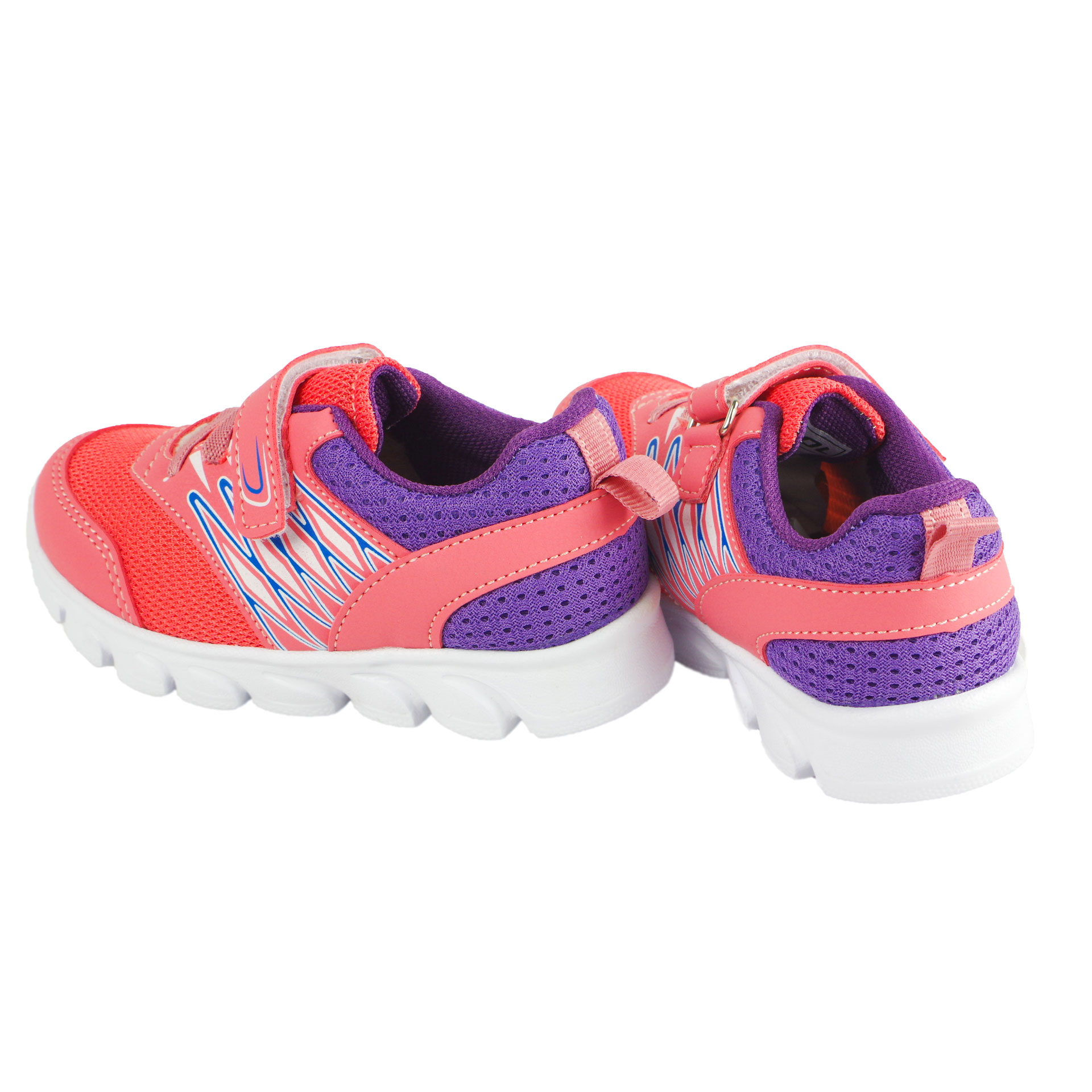 Кросівки для дівчат BEBE (2036) для дівчинки, матеріал Текстиль, Рожевий колір, 22-25 розміри – Sole Kids. Фото 4