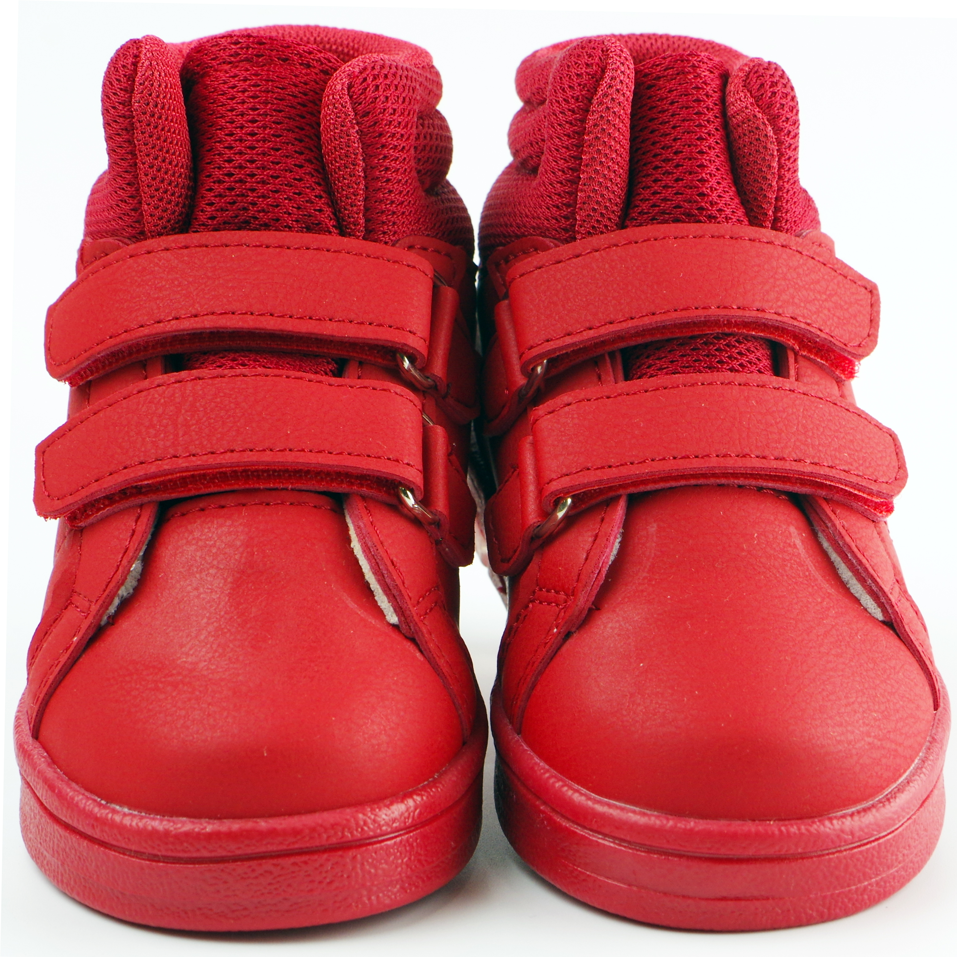 LED Кросівки BEBE (2123) для дівчинки, матеріал Штучна шкіра, Червоний колір, 22-25 розміри – Sole Kids. Фото 3