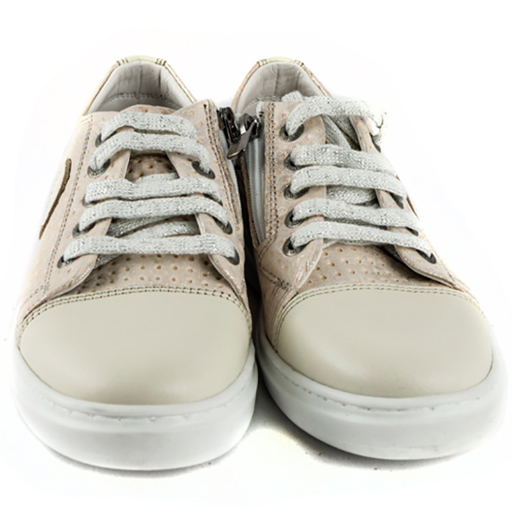 Tutubi Спортивные туфли (1252) материал Натуральная кожа, цвет Бежевый  для девочки 26-39 размеры – Sole Kids. Фото 3