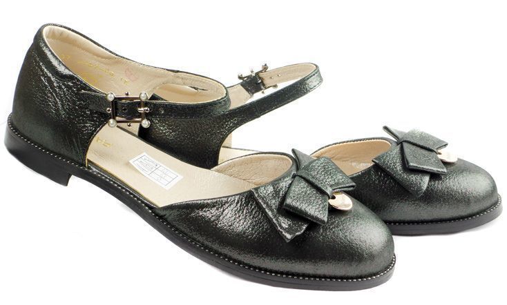 Туфли подростковые (1463) материал Натуральная кожа, цвет Черный  для девочки 36-40 размеры – Sole Kids. Фото 3