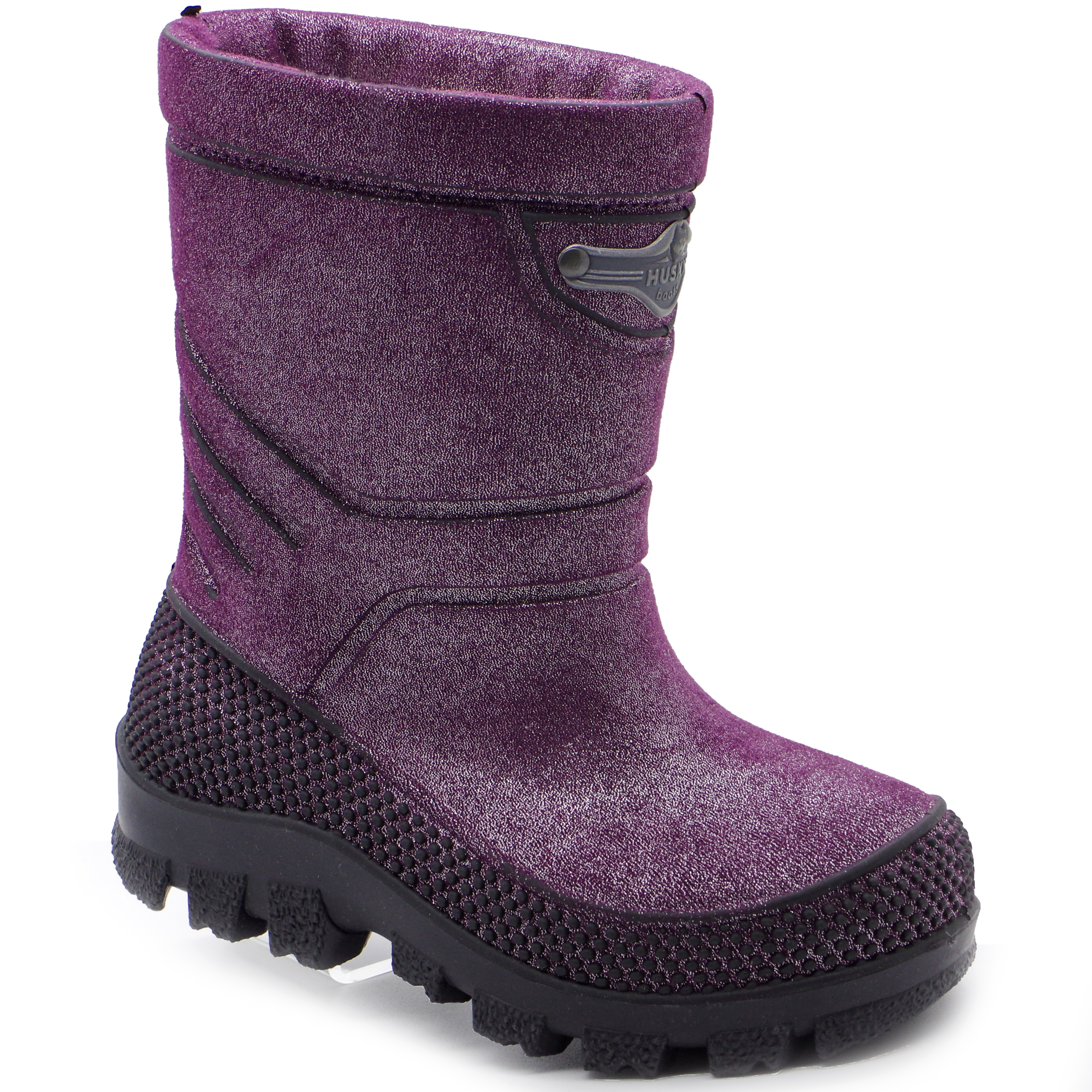 Husky Зимові чоботи (2251) для дівчинки, матеріал SEBS, Бордо колір, 27-36 розміри